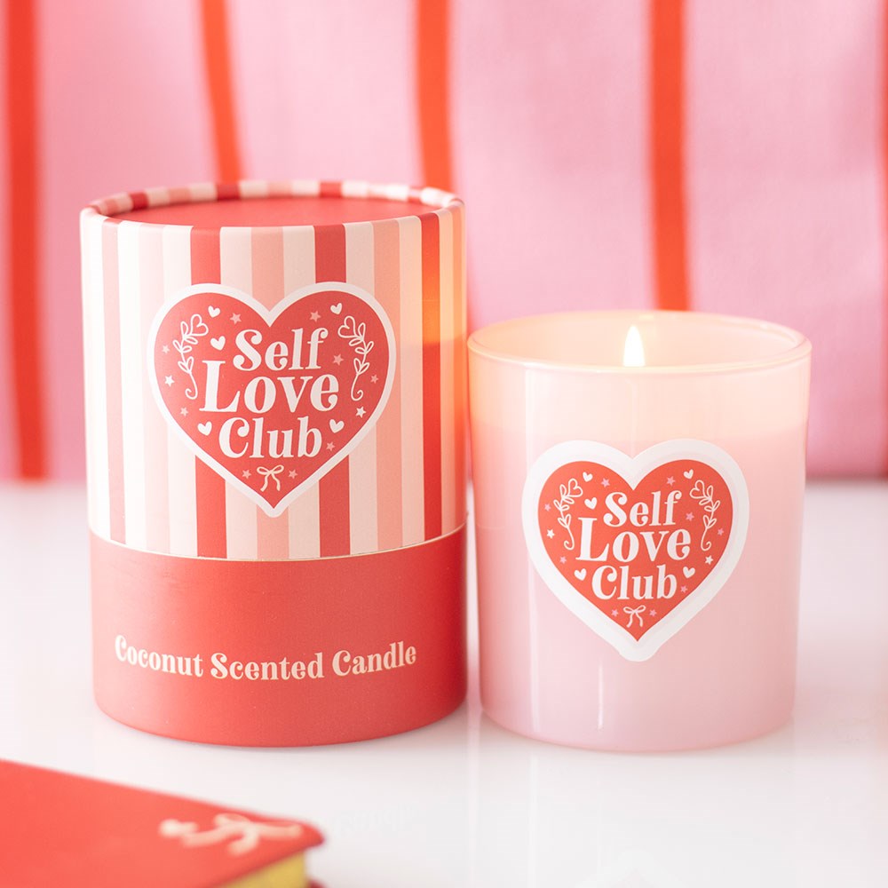 'Self Love Club' Candle - Sweet Coconut Scent3