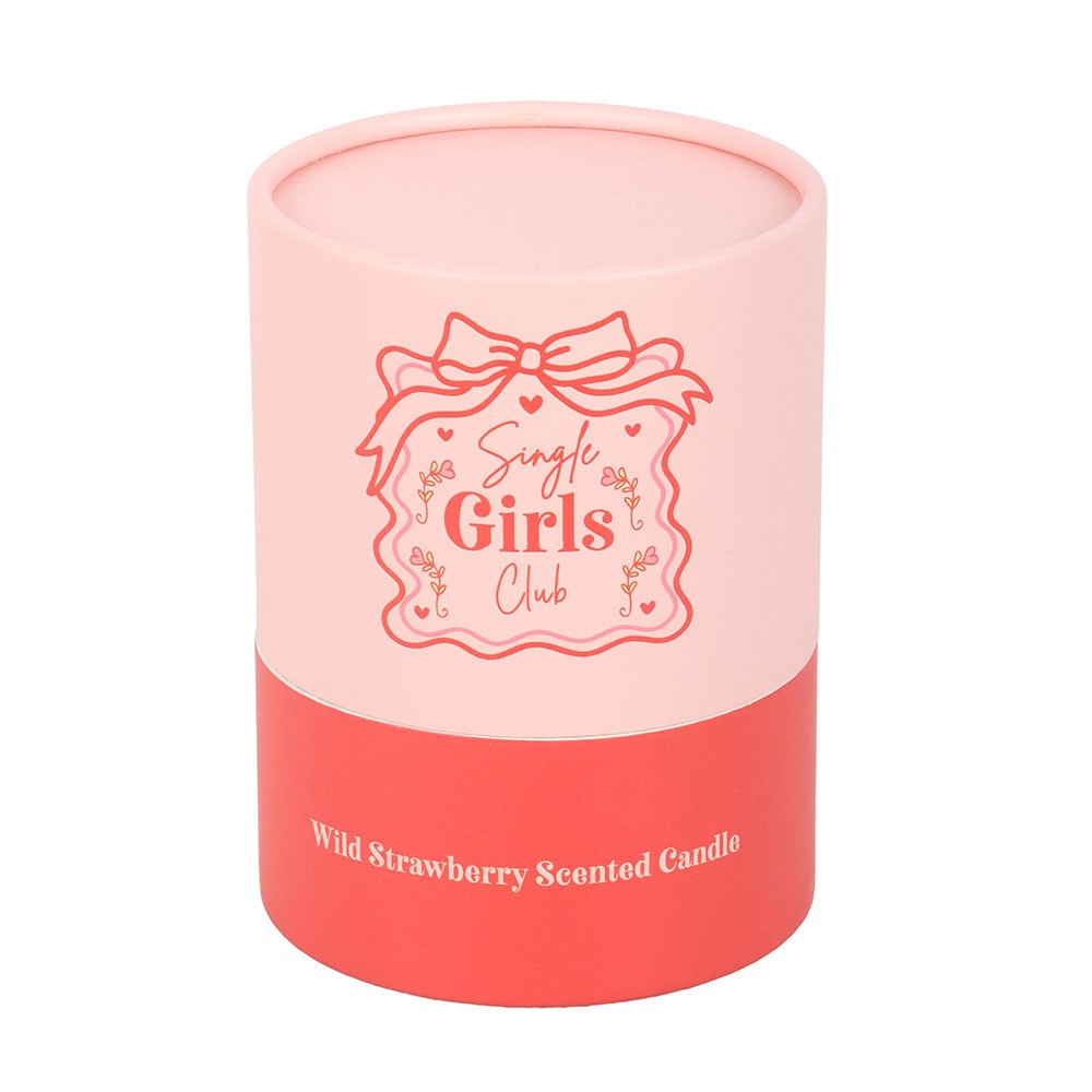 Single Girls Club Wild Strawberry Scented Candle2