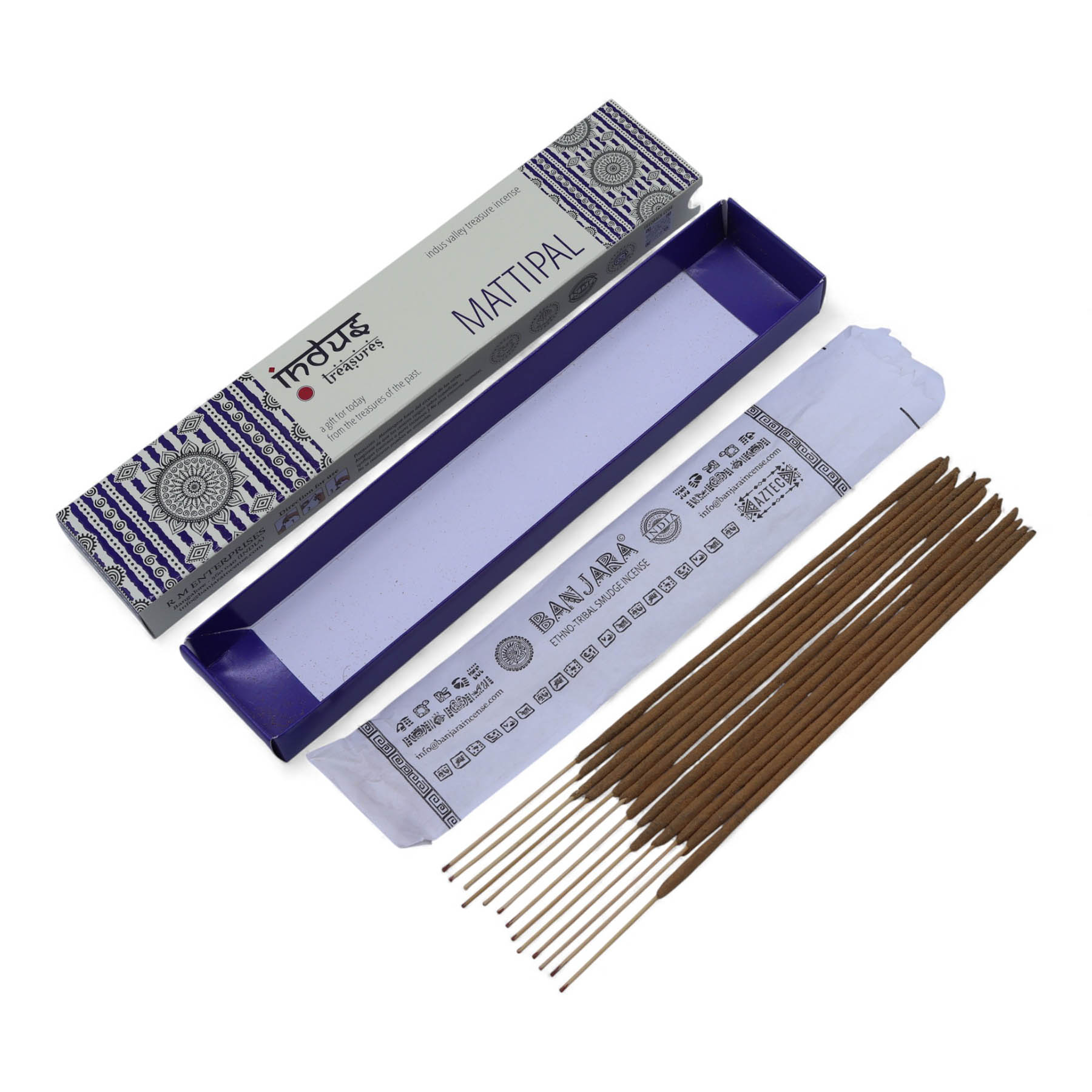 Indus Treasures Incense Sticks - Mattipal (15gms)
