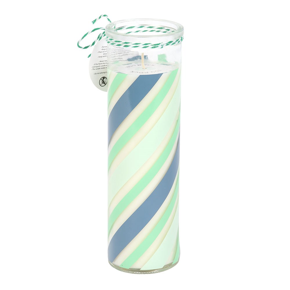 Candy Stripe Peppermint Tube Candle3
