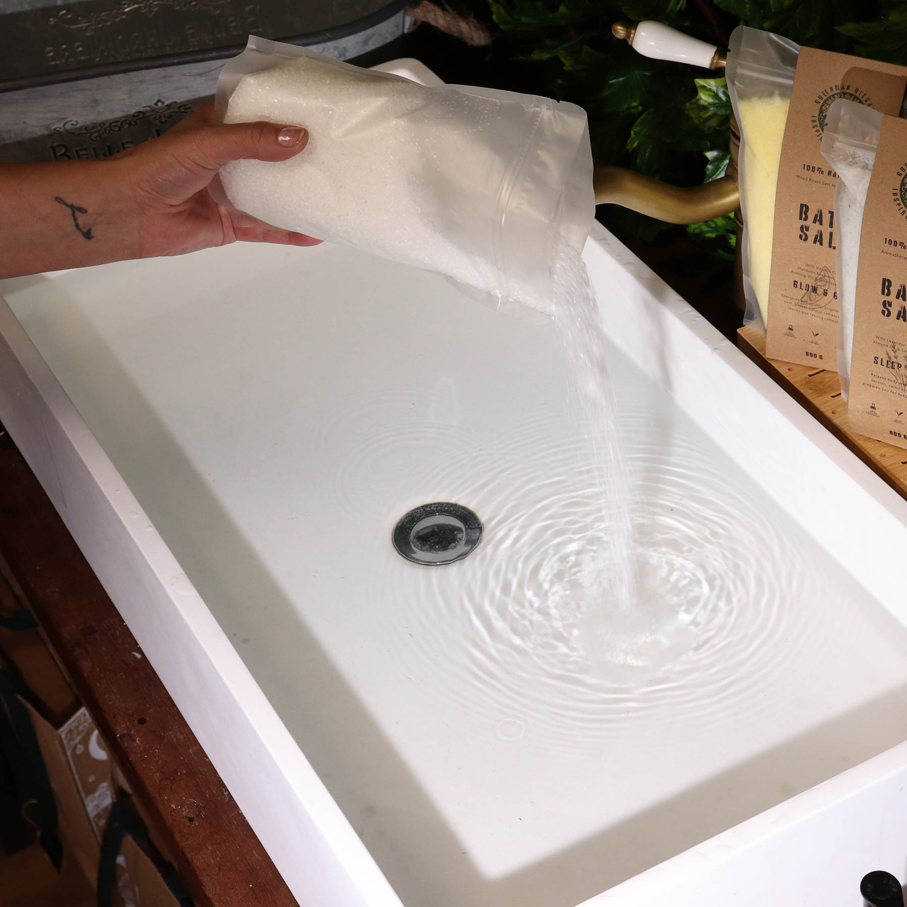 Greenman Rituals Magnesium Epsom Bath Salt – Pure Formula (800g)5