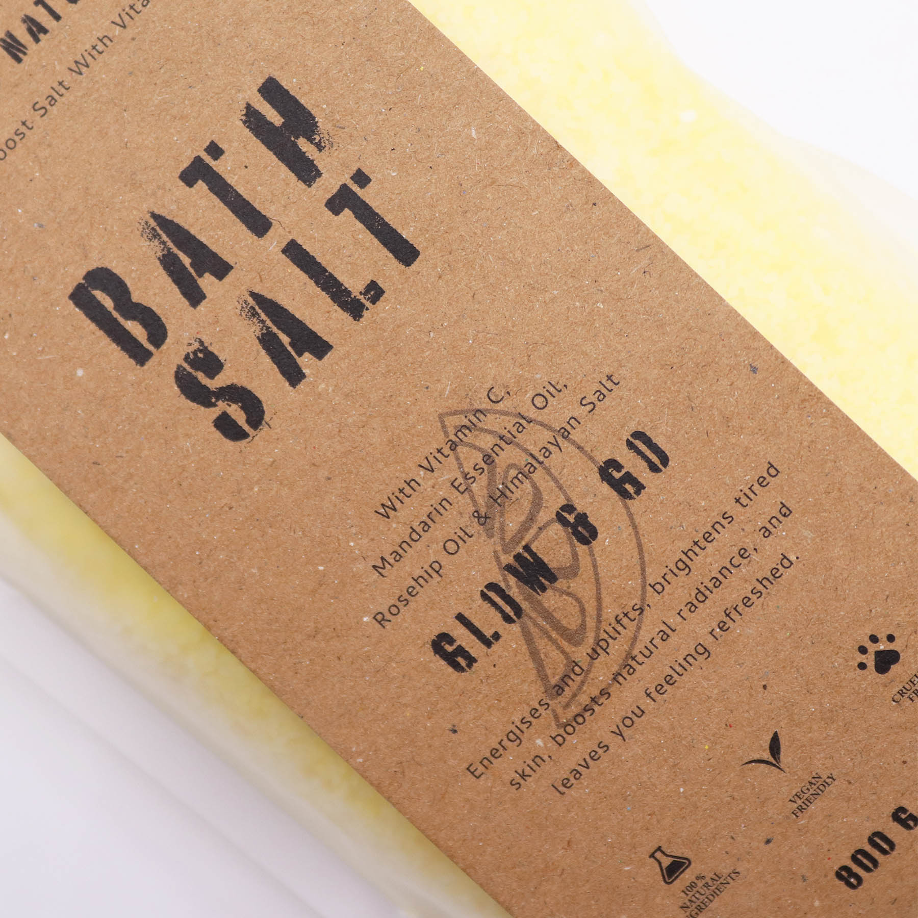 Greenman Rituals Vitamin C & Mandarin Epsom Bath Salt – Glow & Go (800g)3