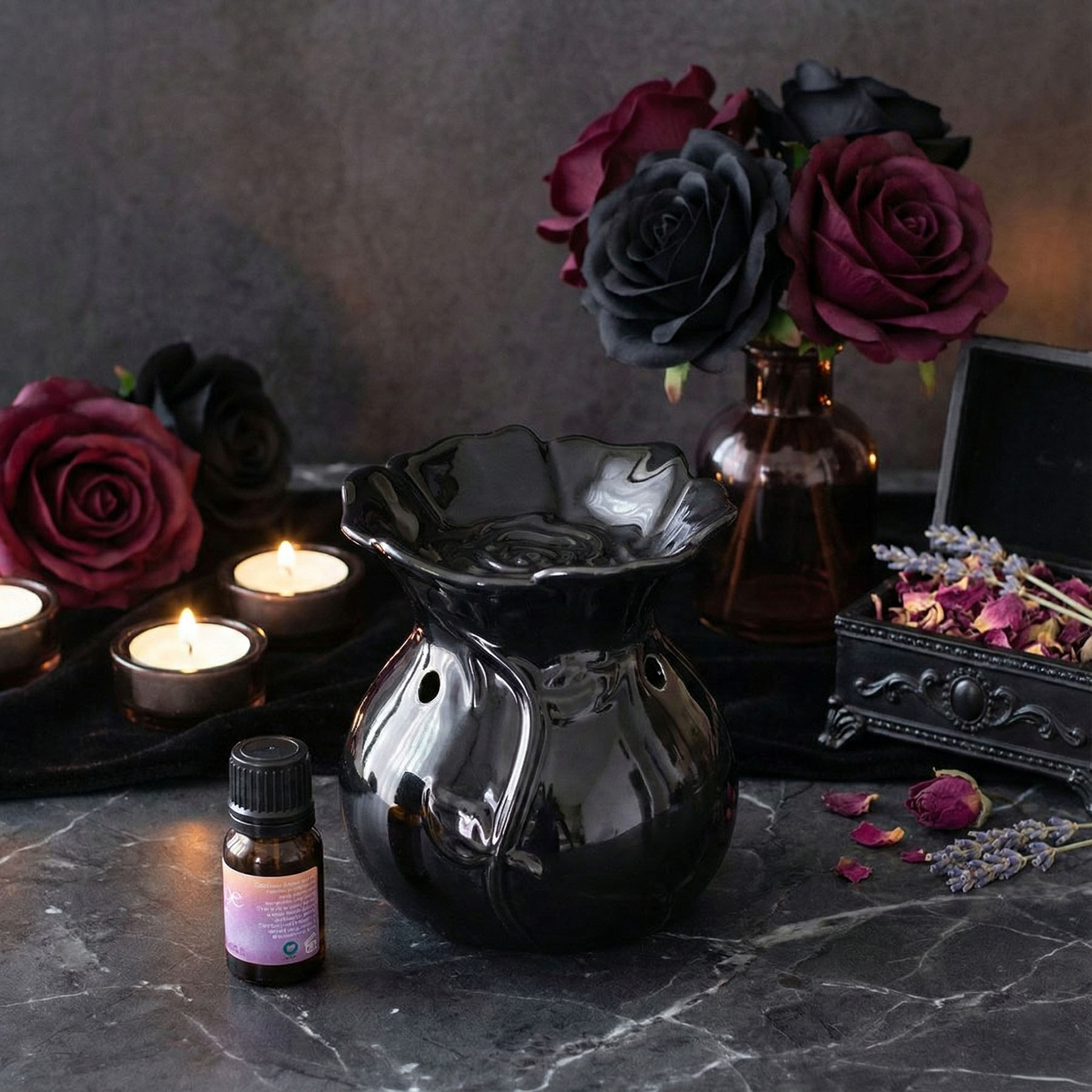 Black Rose Oil Burner3