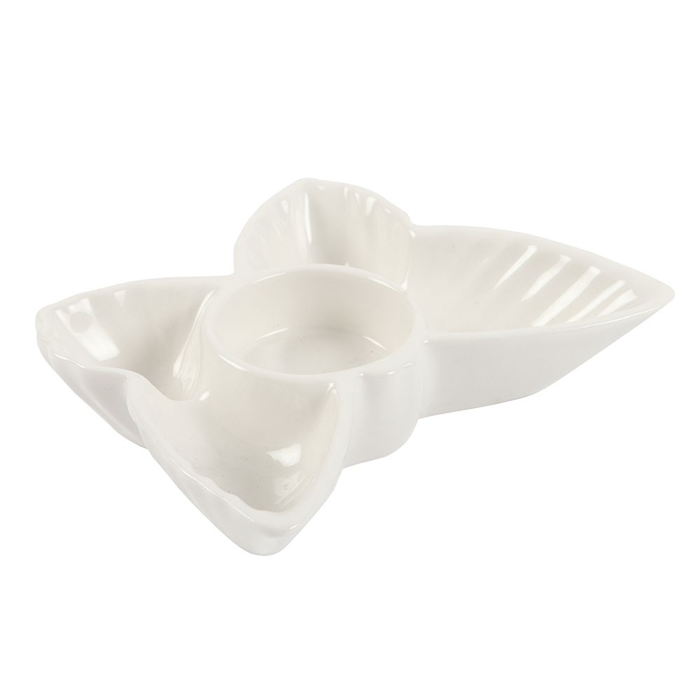 White Butterfly Tealight Candle Holder3