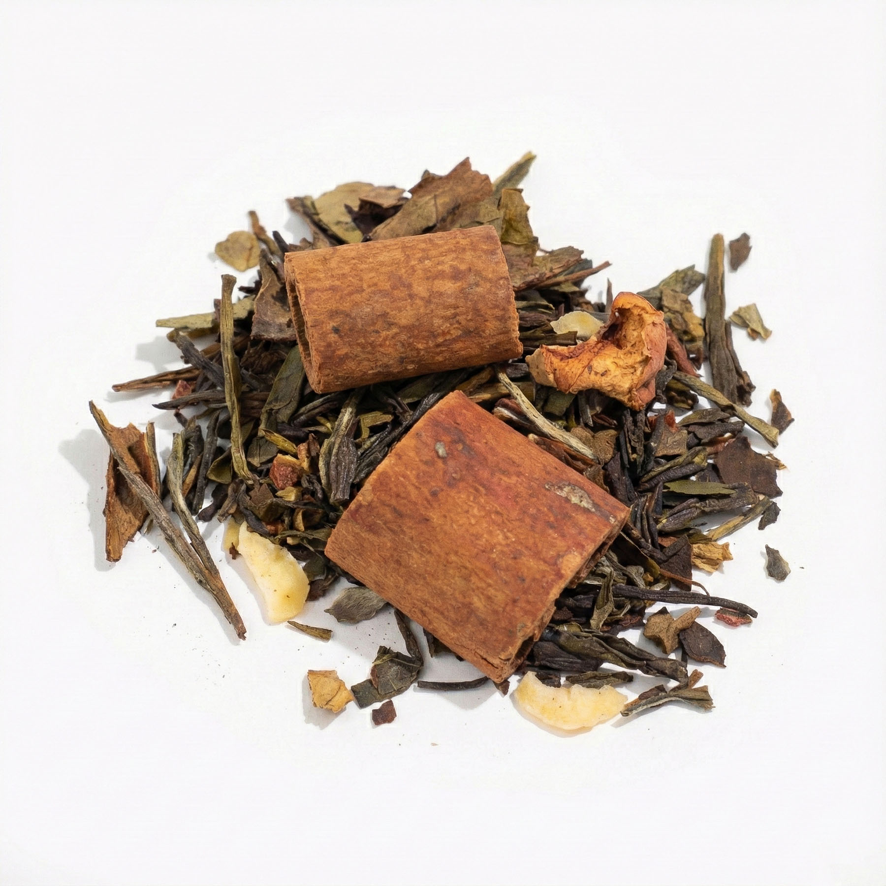 Mandala Leaves Eternal Elixir – Loose Leaf Sencha & White Tea Blend with Cinnamon & Apple (50g Tin)1