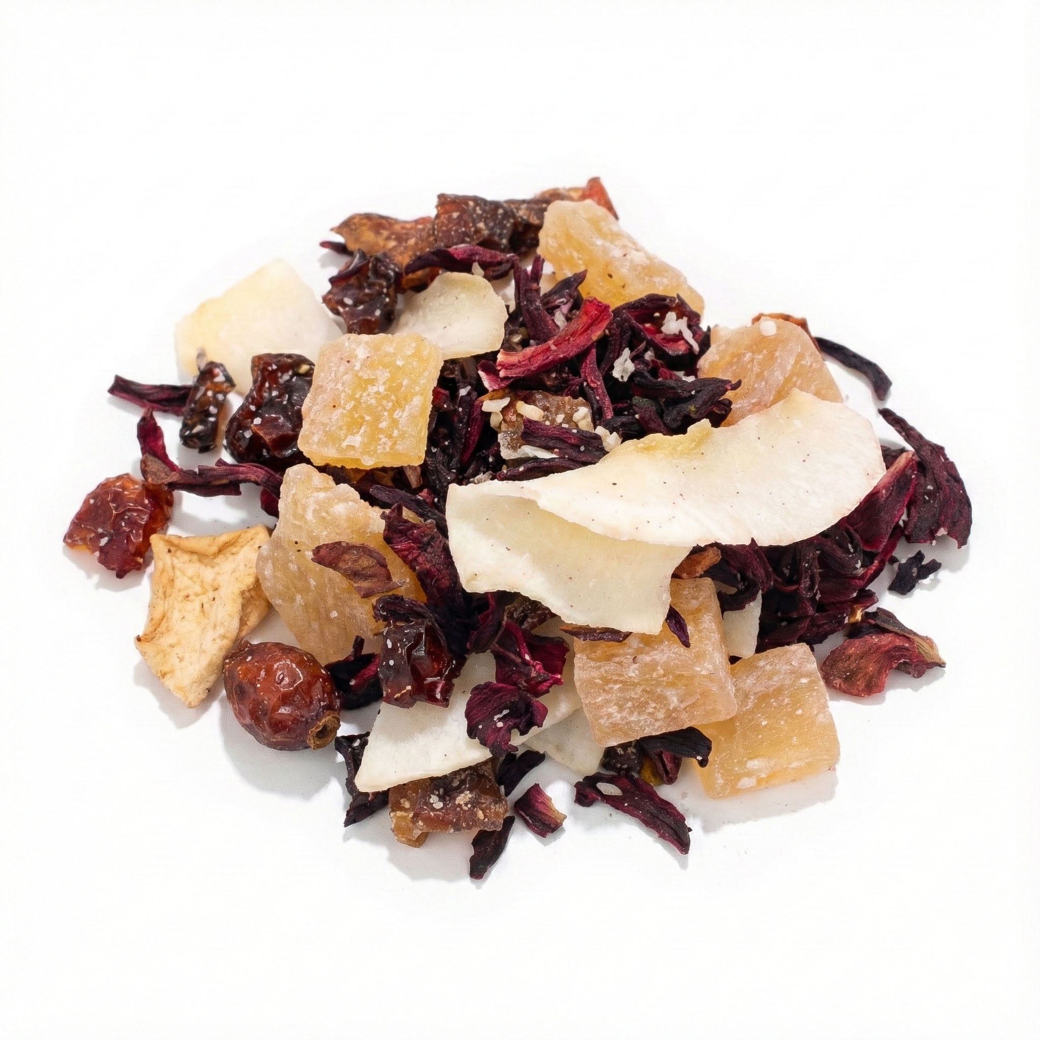 Mandala Leaves Hidden Island Blend – Loose Leaf Tropical Fruit Infusion Tea (50g Tin)1