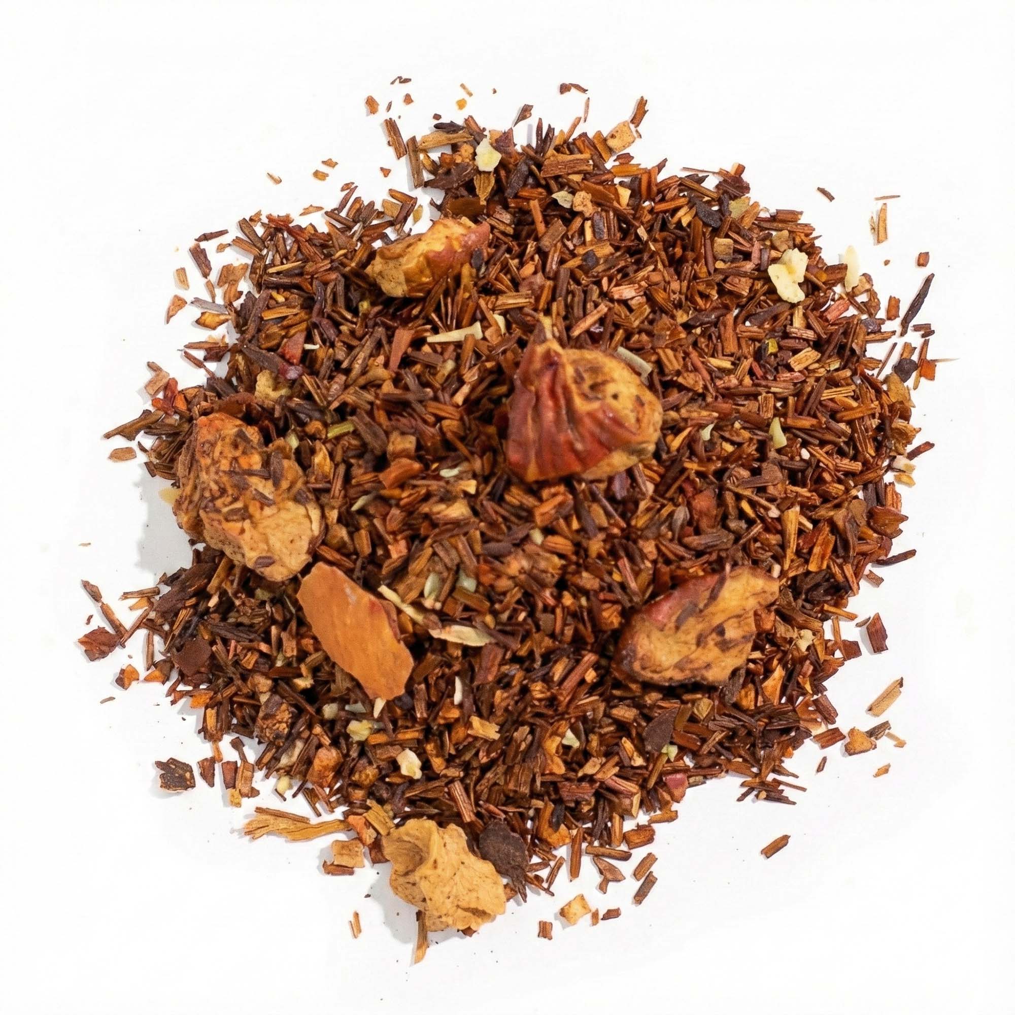 Mandala Leaves Four Kingdoms – Rooibos Tea Blend with Apple, Cinnamon & Coconut (50g Tin)1