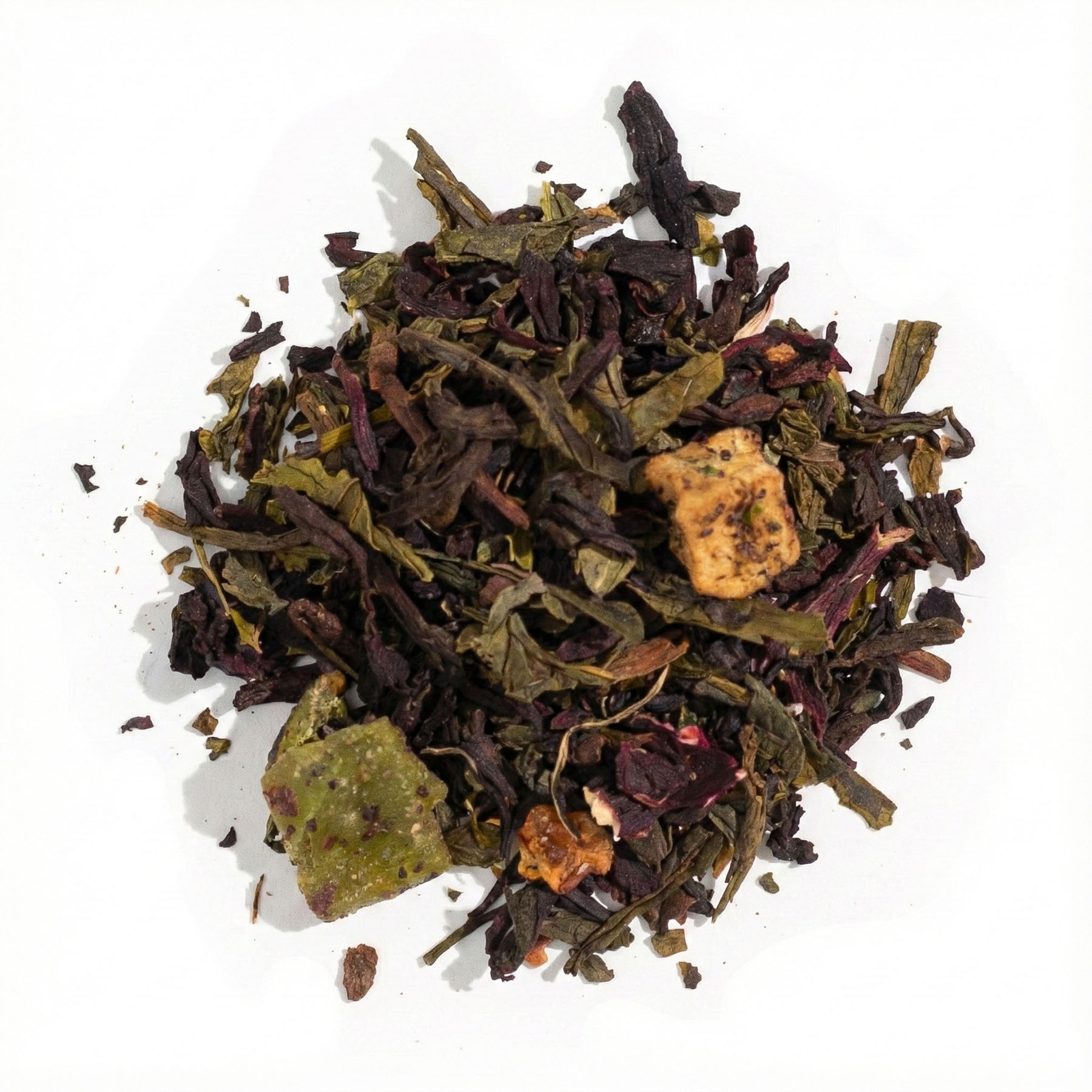 Mandala Leaves Mid-Summer Magic – Loose Leaf Red & Sencha Green Tea Blend (50g Tin)1