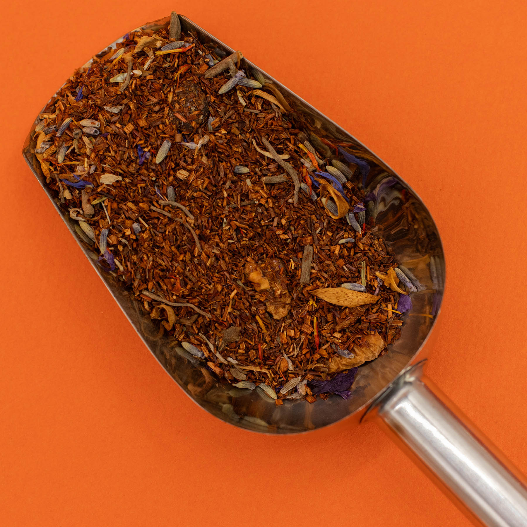 Mandala Leaves Red Bush Rooibos Infusion - Apple & Lavender (50g Tin)6