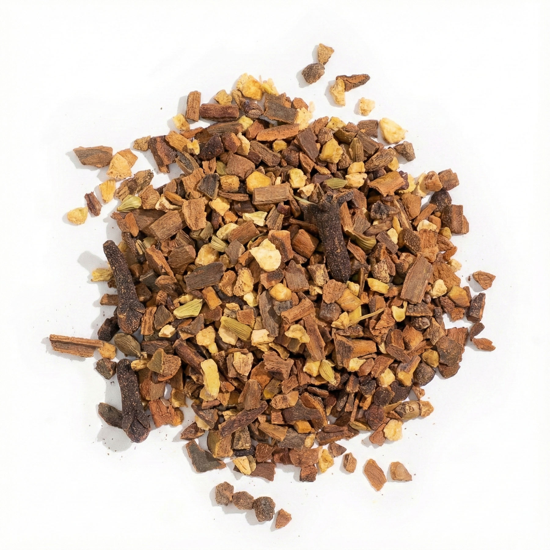 Mandala Leaves Yogi Spice Blend – Cinnamon, Ginger & Cardamom Herbal Infusion Tea (50g Tin)1