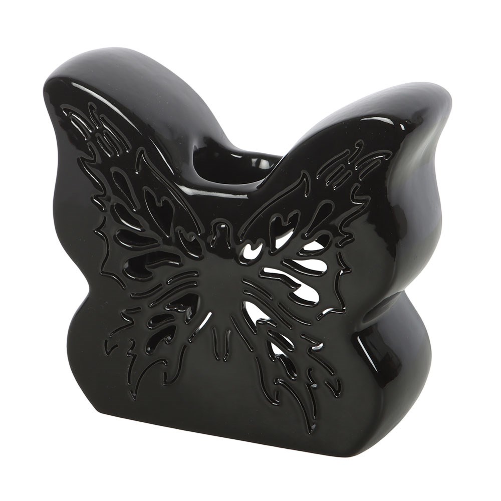 Black Cut-Out Butterfly Oil Burner2