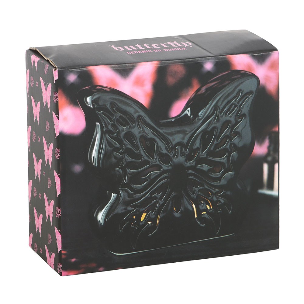 Black Cut-Out Butterfly Oil Burner5