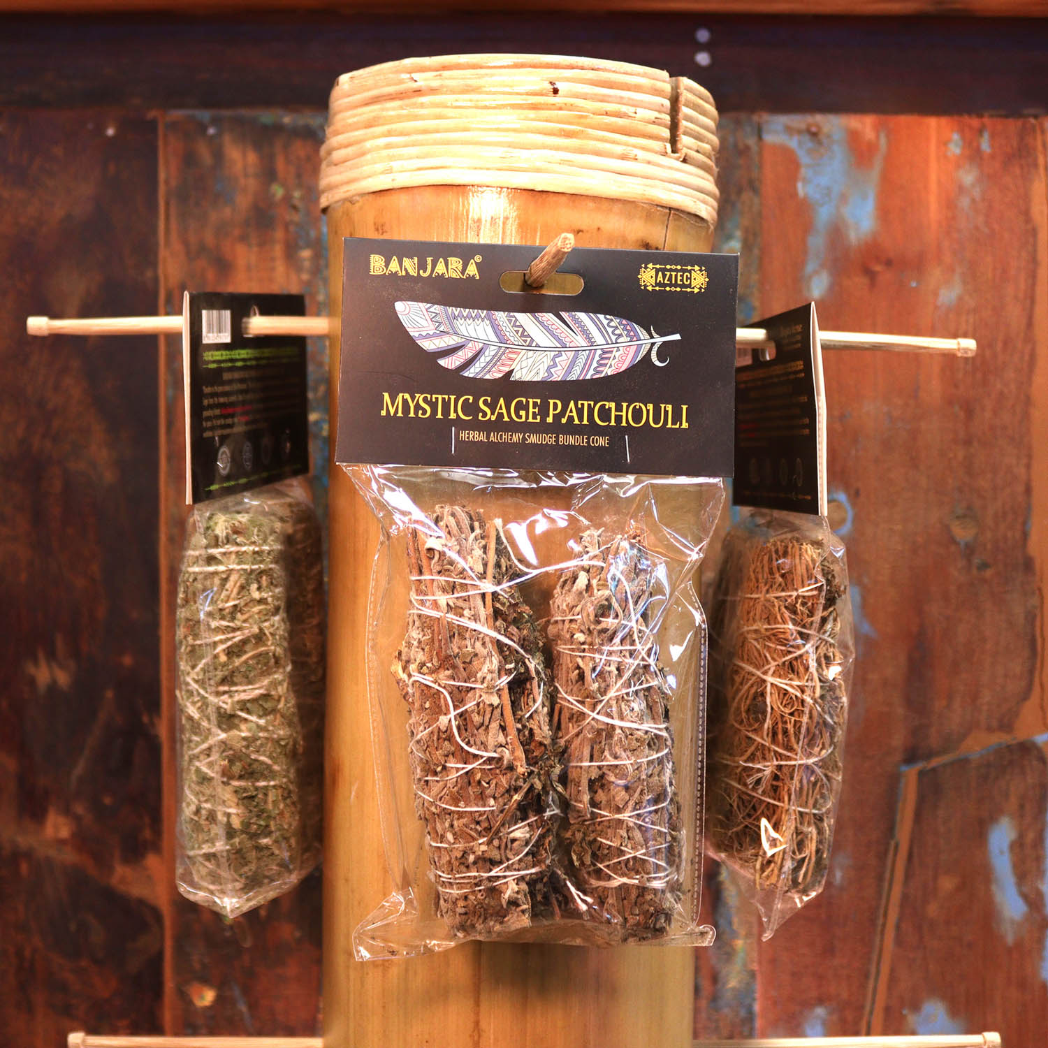 Banjara Indian Sage & Patchouli Smudge Bundles - Pack of 21