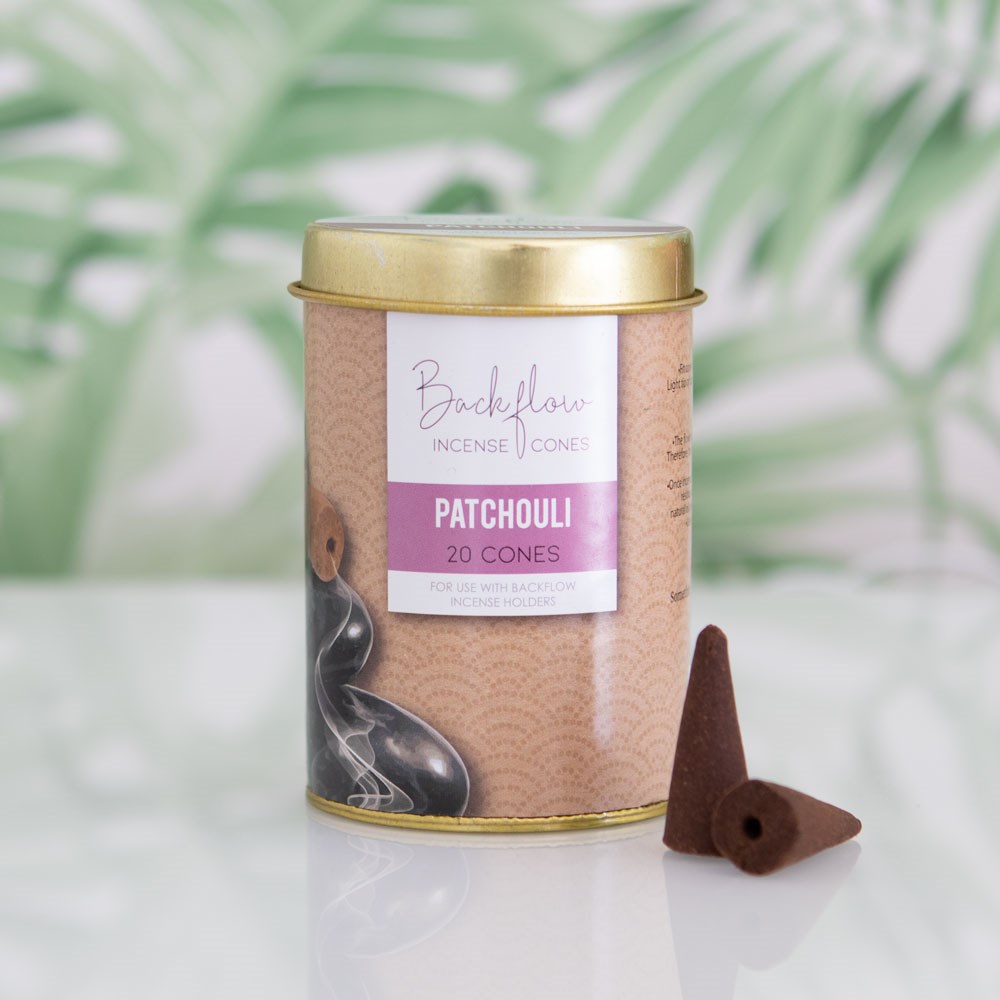 Elements Patchouli Jumbo Backflow Incense Cones - 6 Tins (120 Cones)3