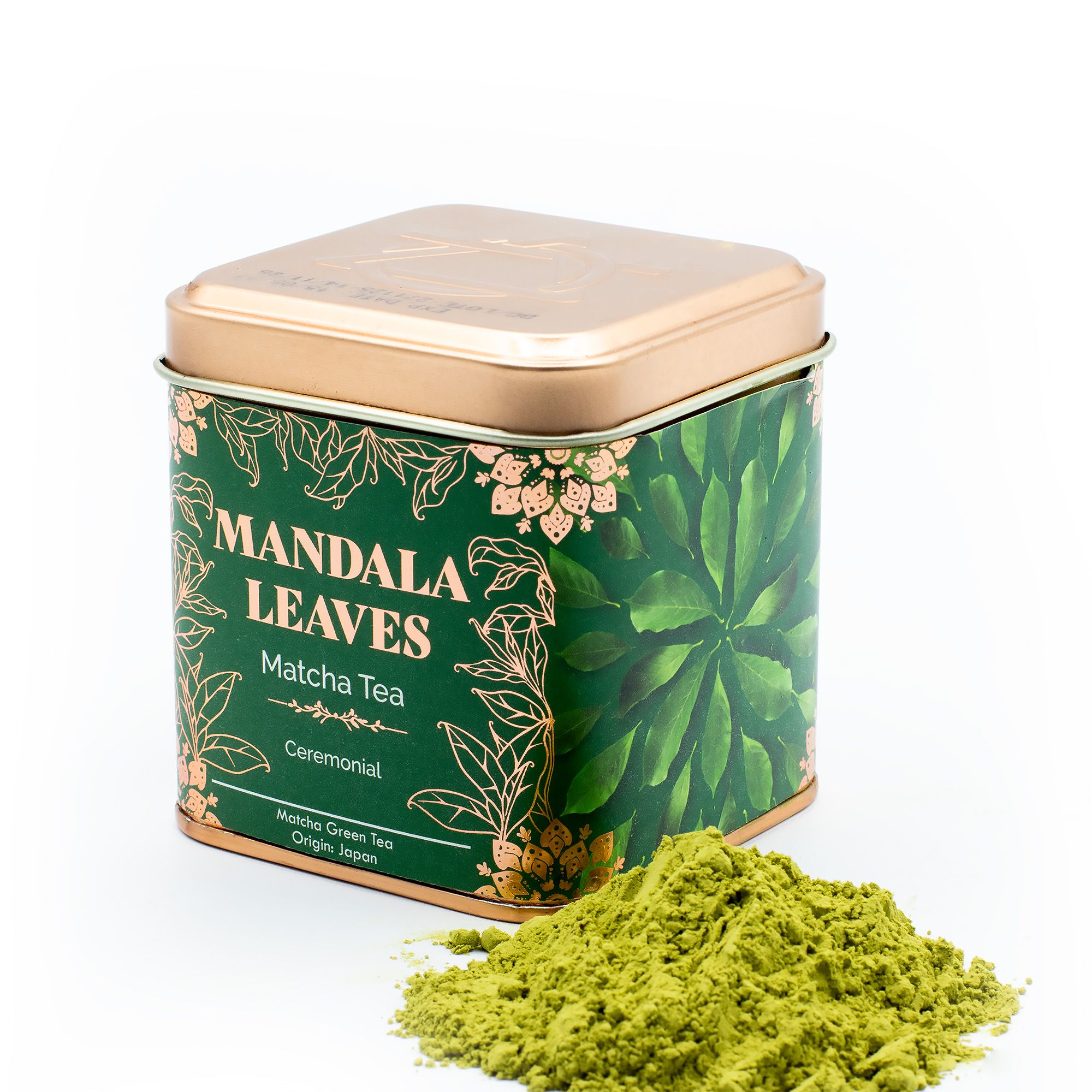 Mandala Leaves - Ceremonial Matcha Tea (50g)