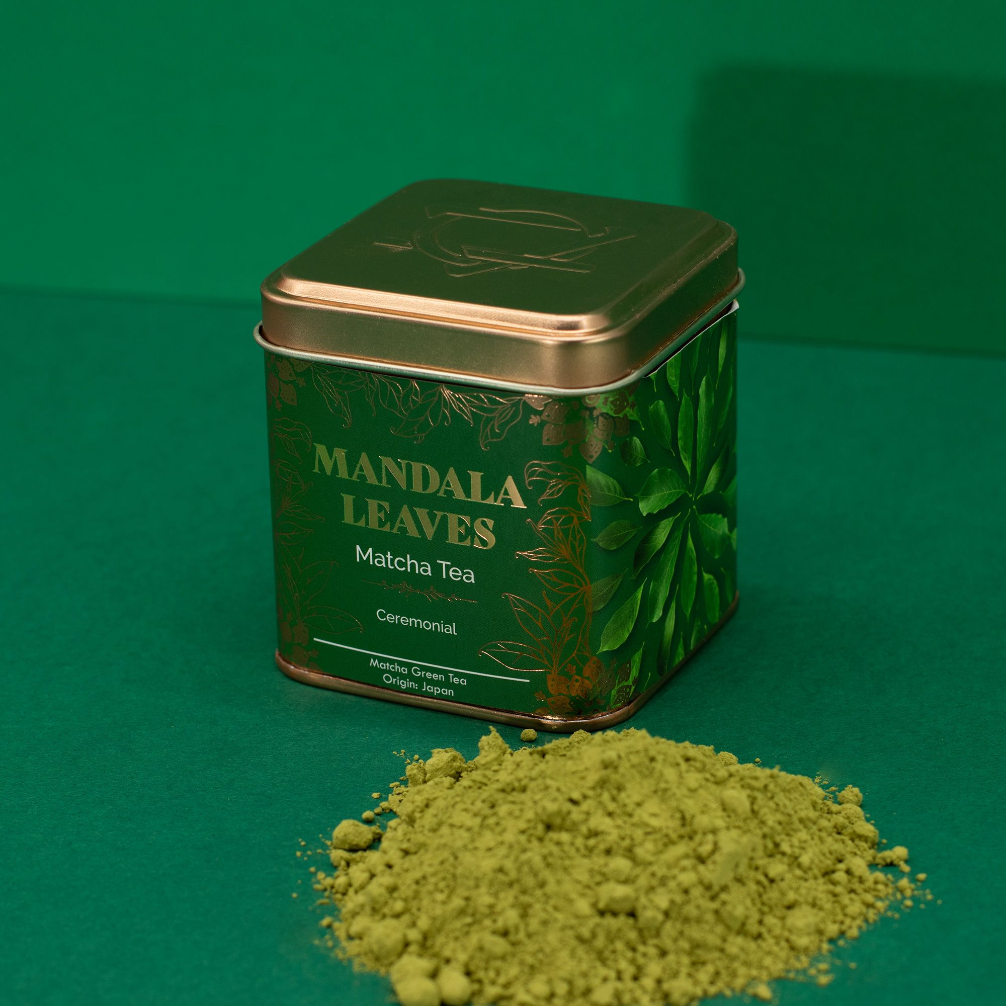 Mandala Leaves - Ceremonial Matcha Tea (50g)1