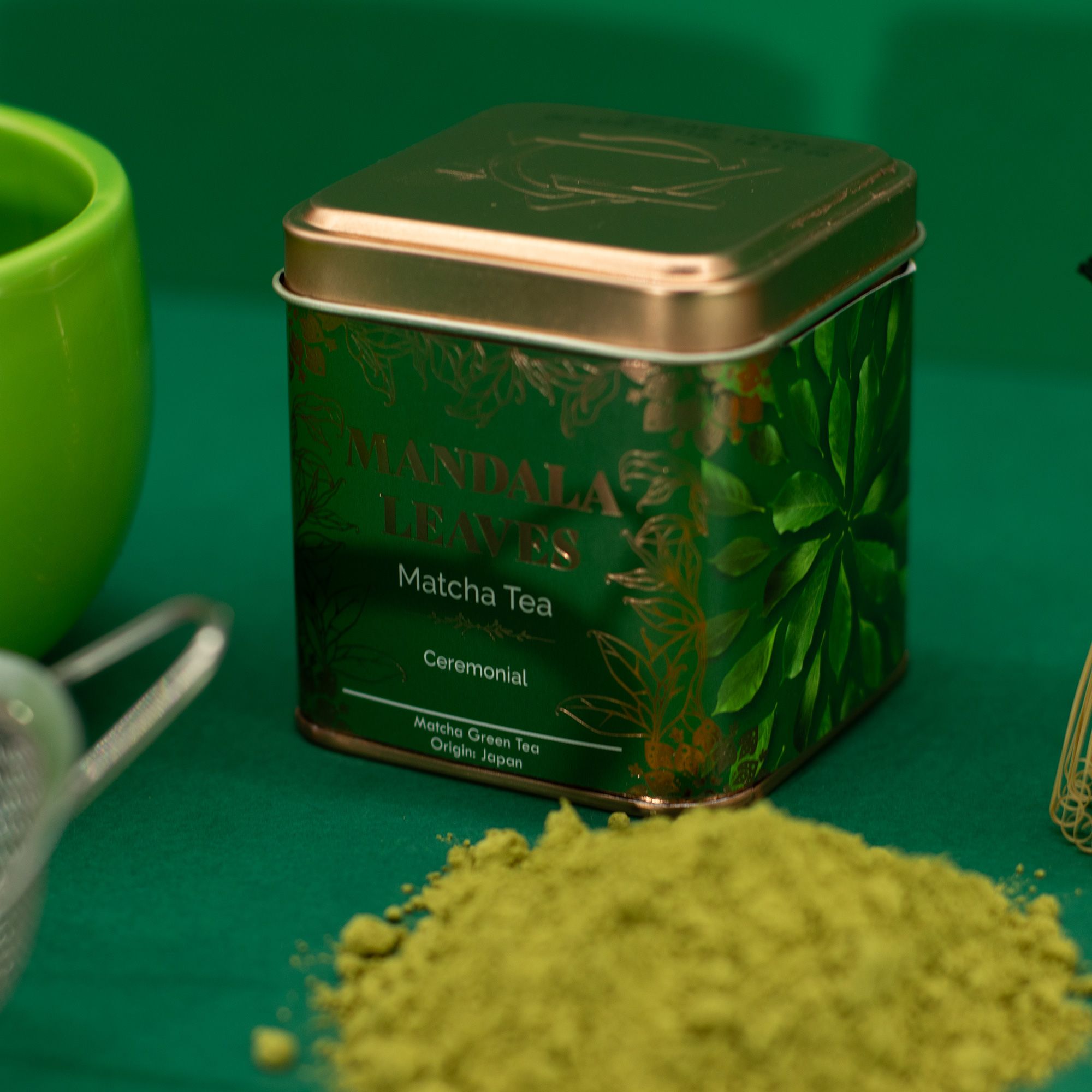 Mandala Leaves - Ceremonial Matcha Tea (50g)2