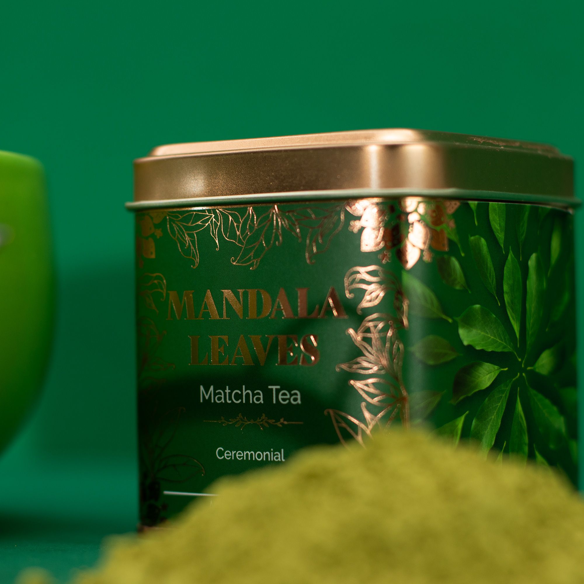 Mandala Leaves - Ceremonial Matcha Tea (50g)5