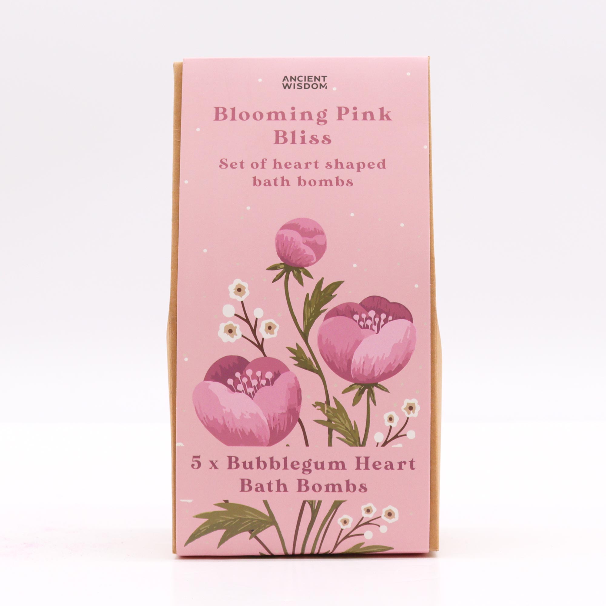 Blooming Pink Bliss Gift Set - Bubblegum Heart Bath Bombs1