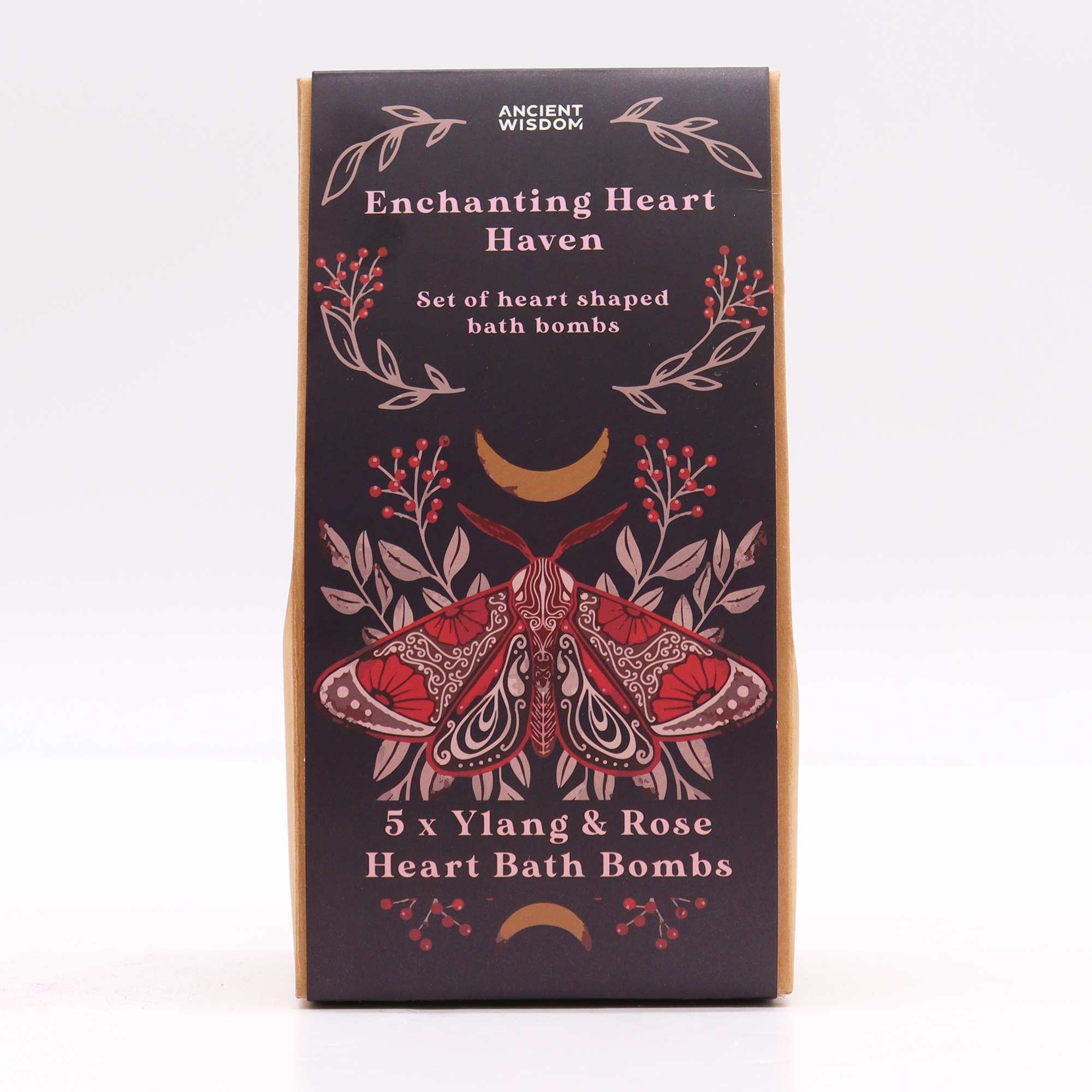 Enchanting Heart Haven Gift Set - Ylang & Rose Heart Bath Bombs1