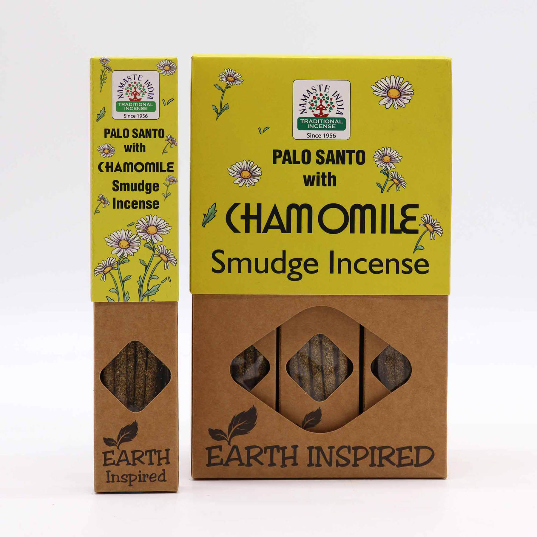 Earth Inspired Palo Santo with Chamomile Smudge Incense Sticks