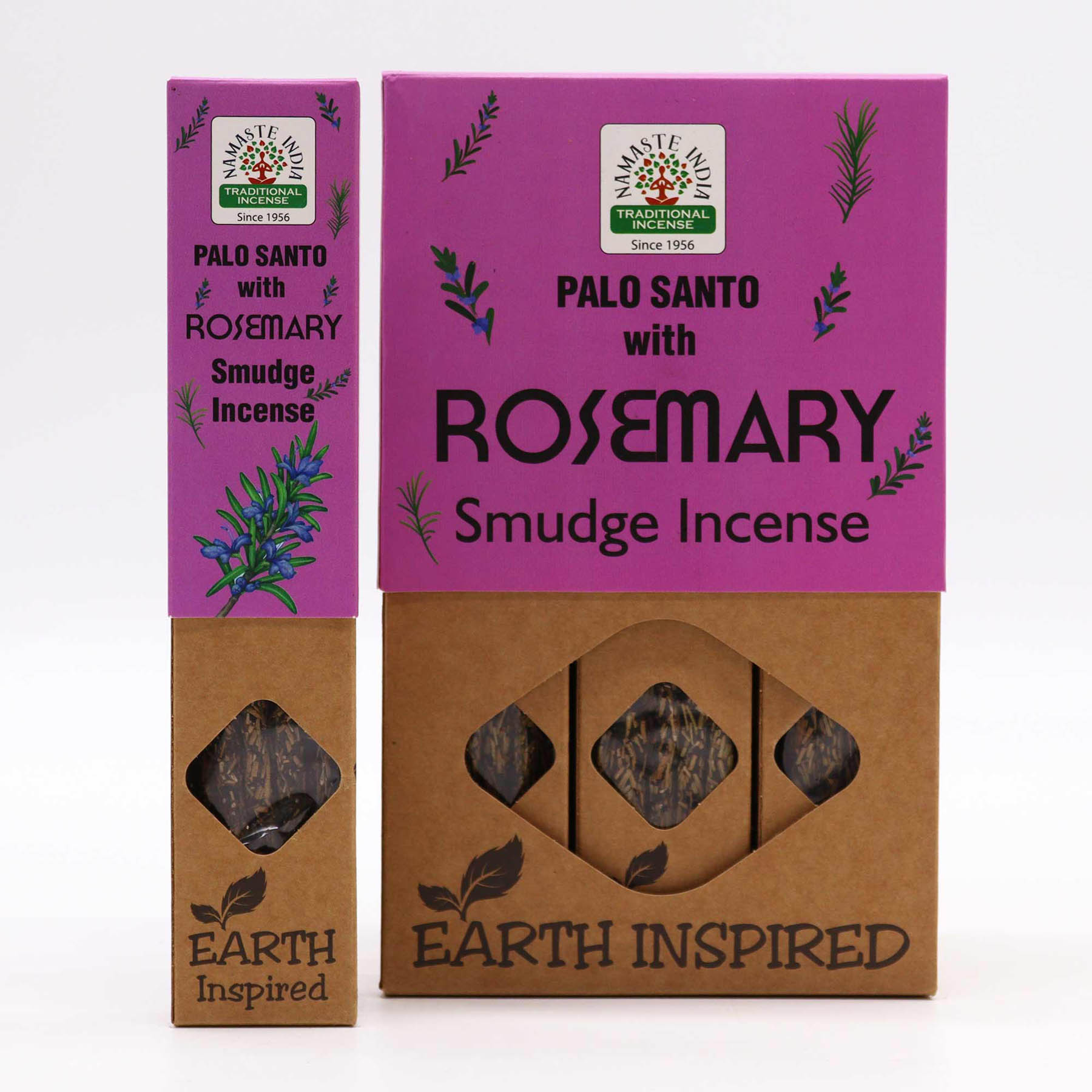 Earth Inspired Palo Santo with Rosemary Smudge Incense Sticks