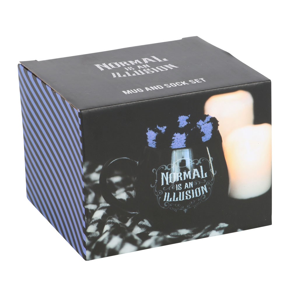 Normal is an Illusion Gothic Mug & Socks Gift Set - 500ml6