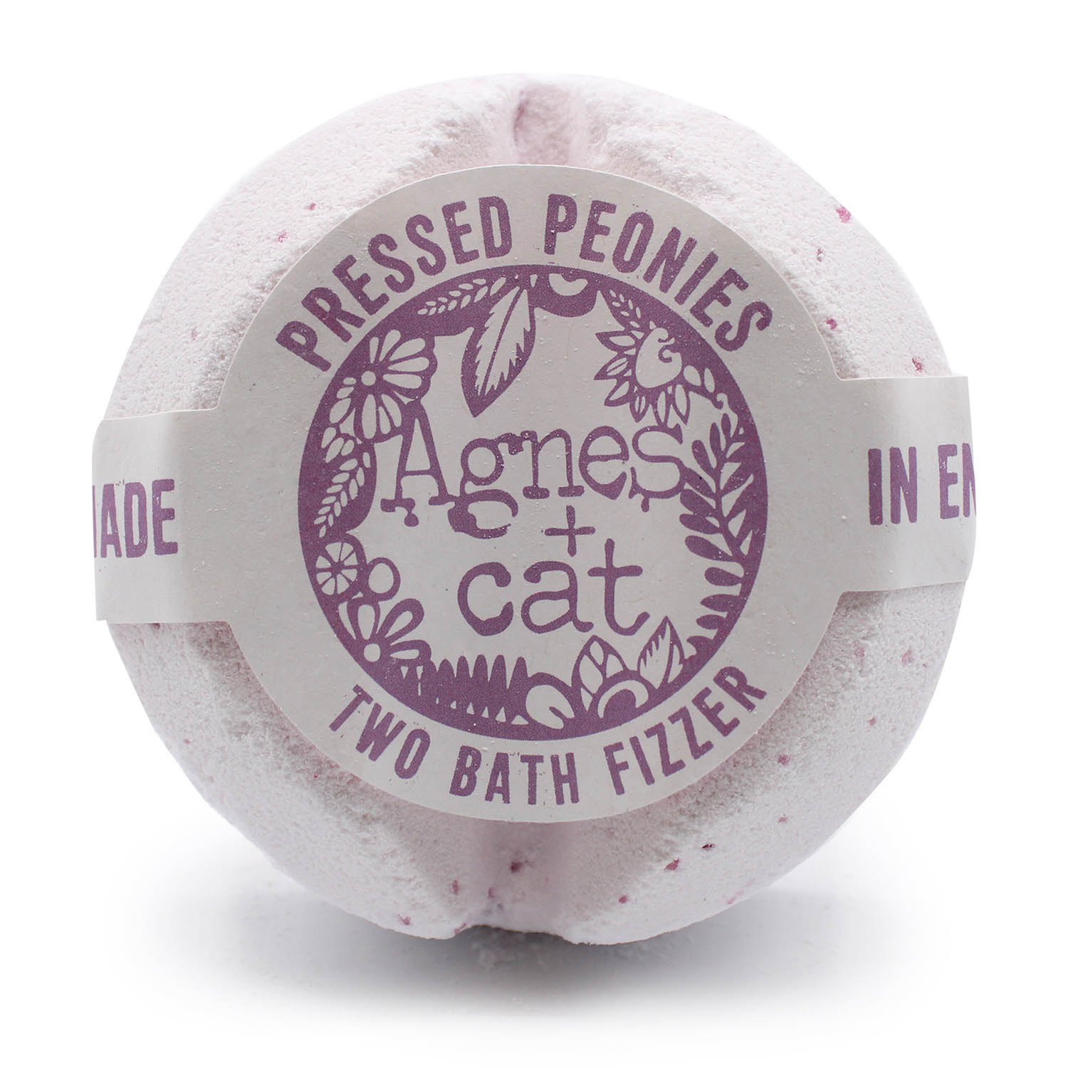 Agnes & Cat Two Bath Fizzer - Pressed Peonies