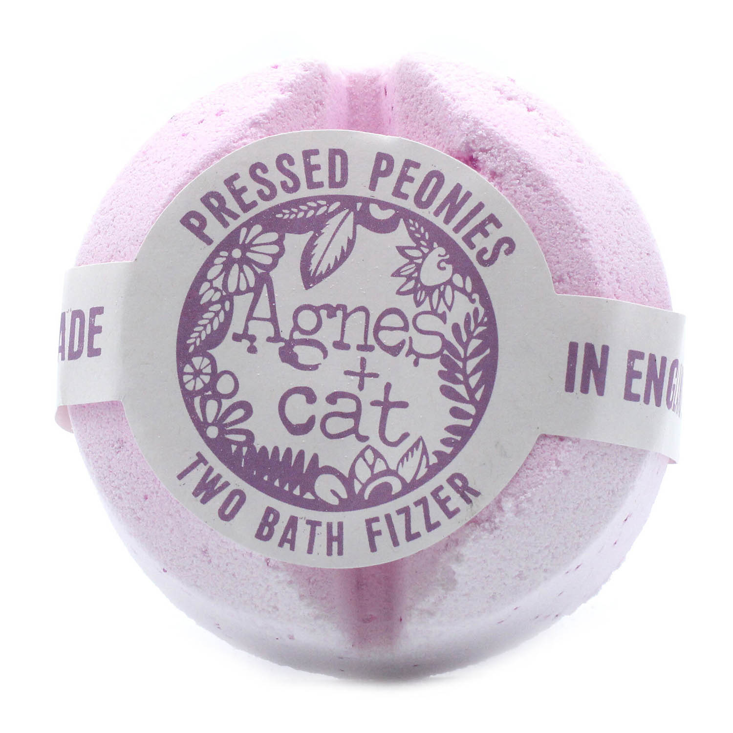 Agnes & Cat Two Bath Fizzer - Pressed Peonies1