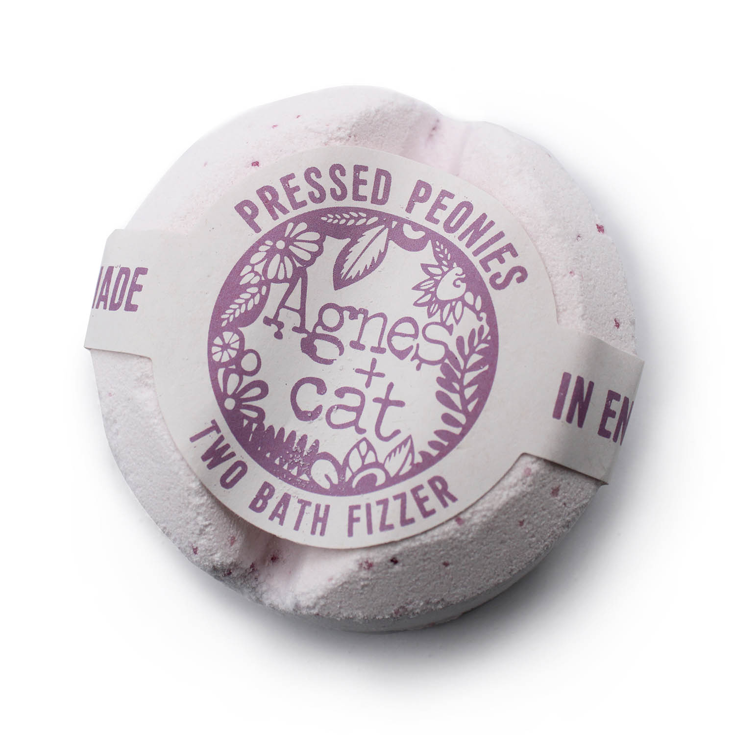 Agnes & Cat Two Bath Fizzer - Pressed Peonies2