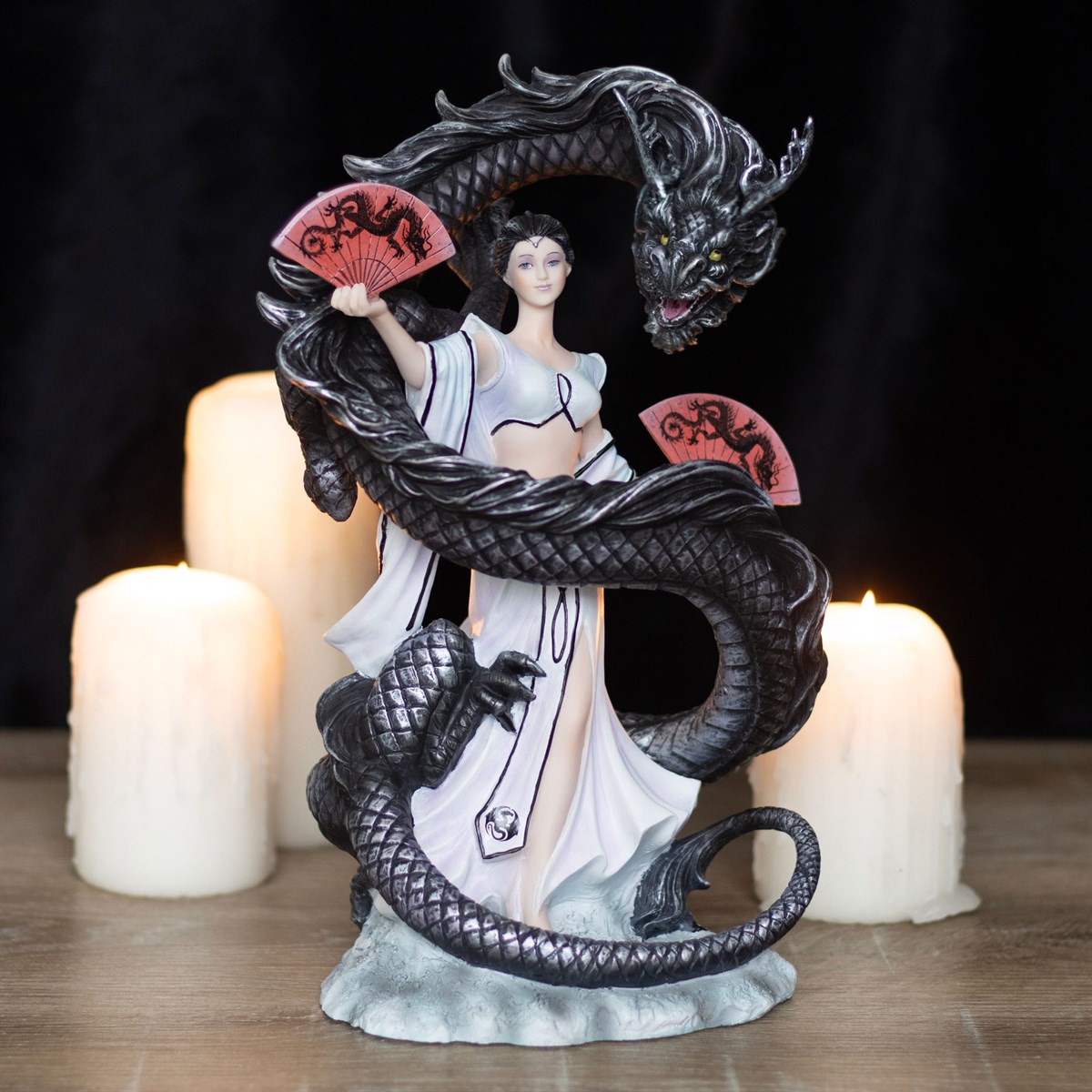 Dragon Dance Figurine by Anne Stokes5