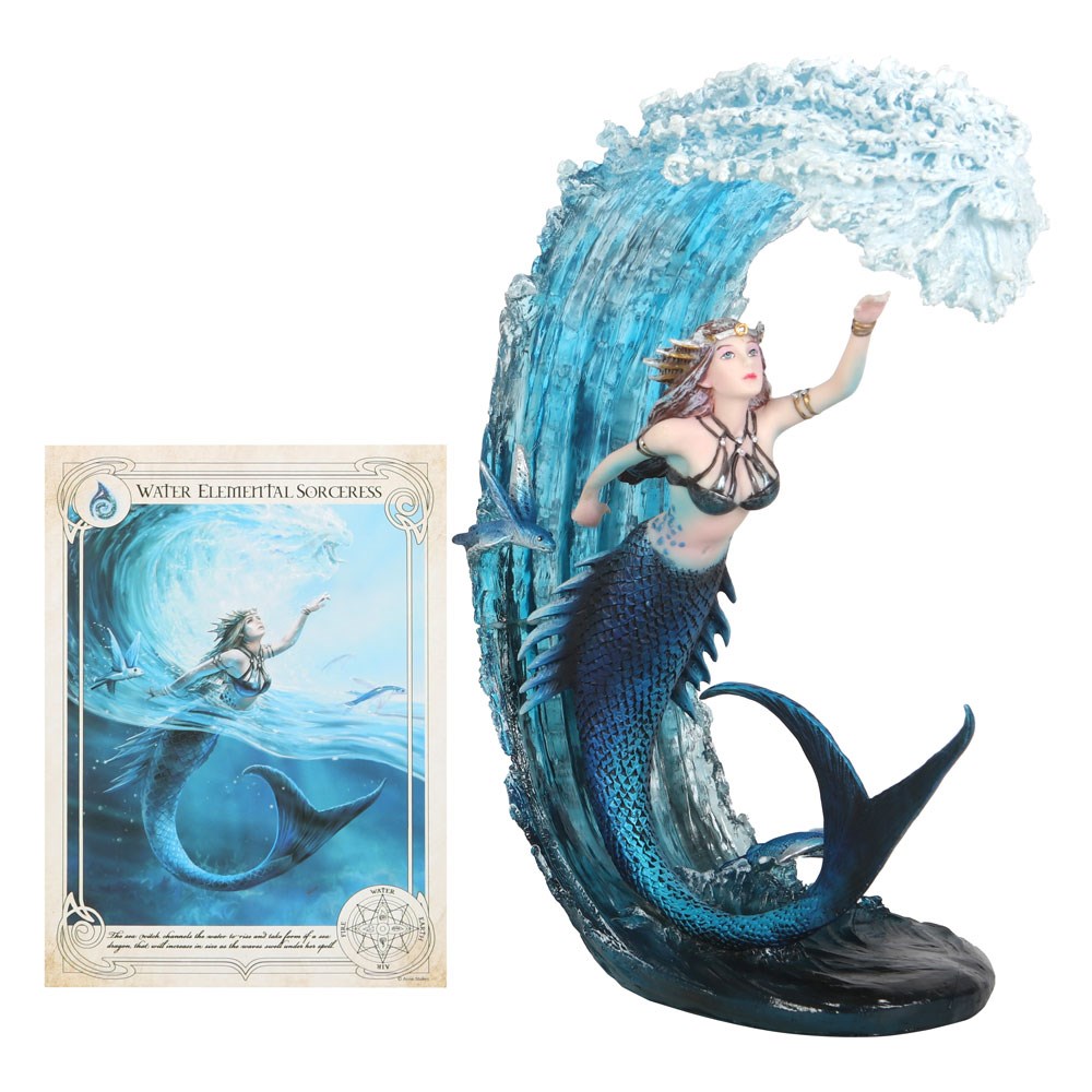 Water Elemental Sorceress Figurine by Anne Stokes6