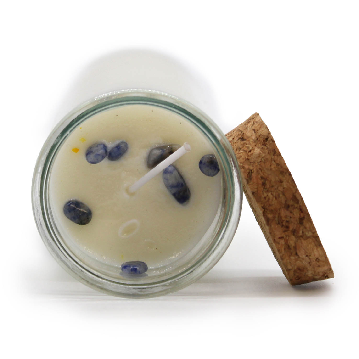 Protection Magic Spell Soy Candle - Sodalite & Dragons Blood1