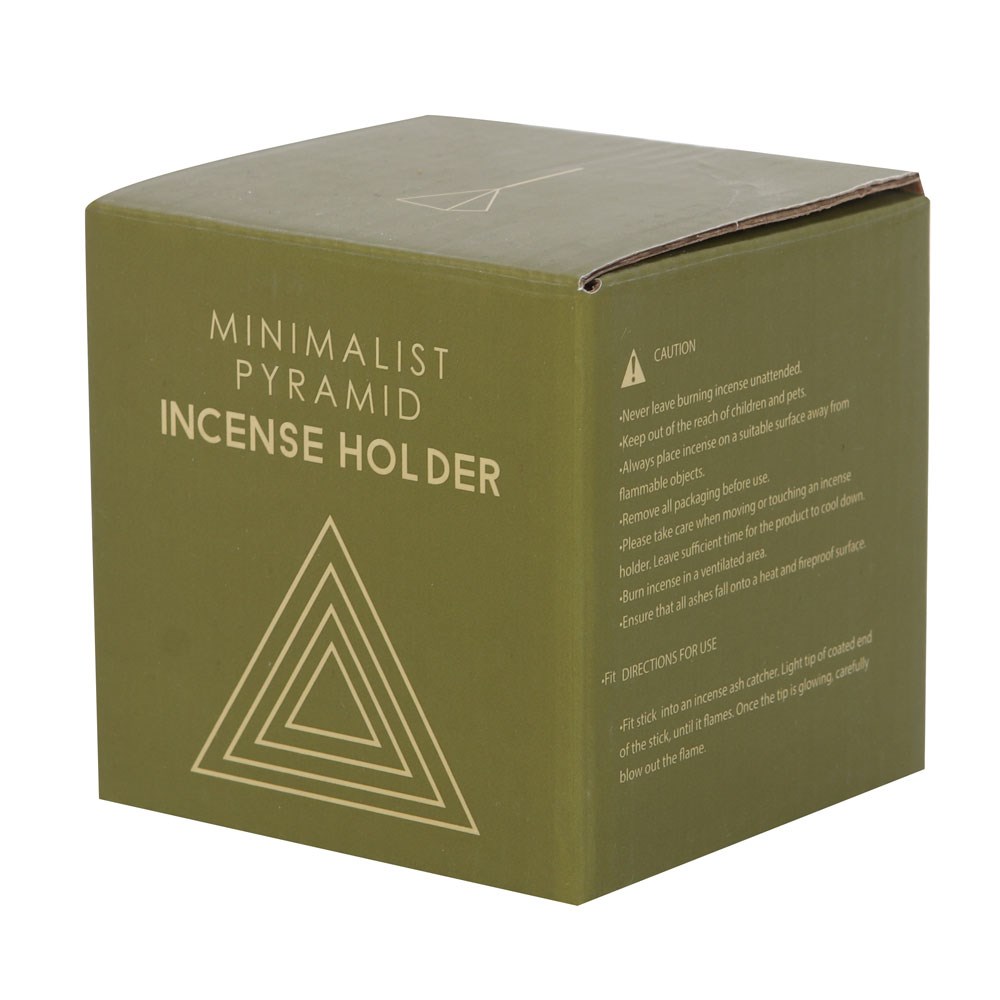 Cream Speckle Pyramid Incense Stick Holder3