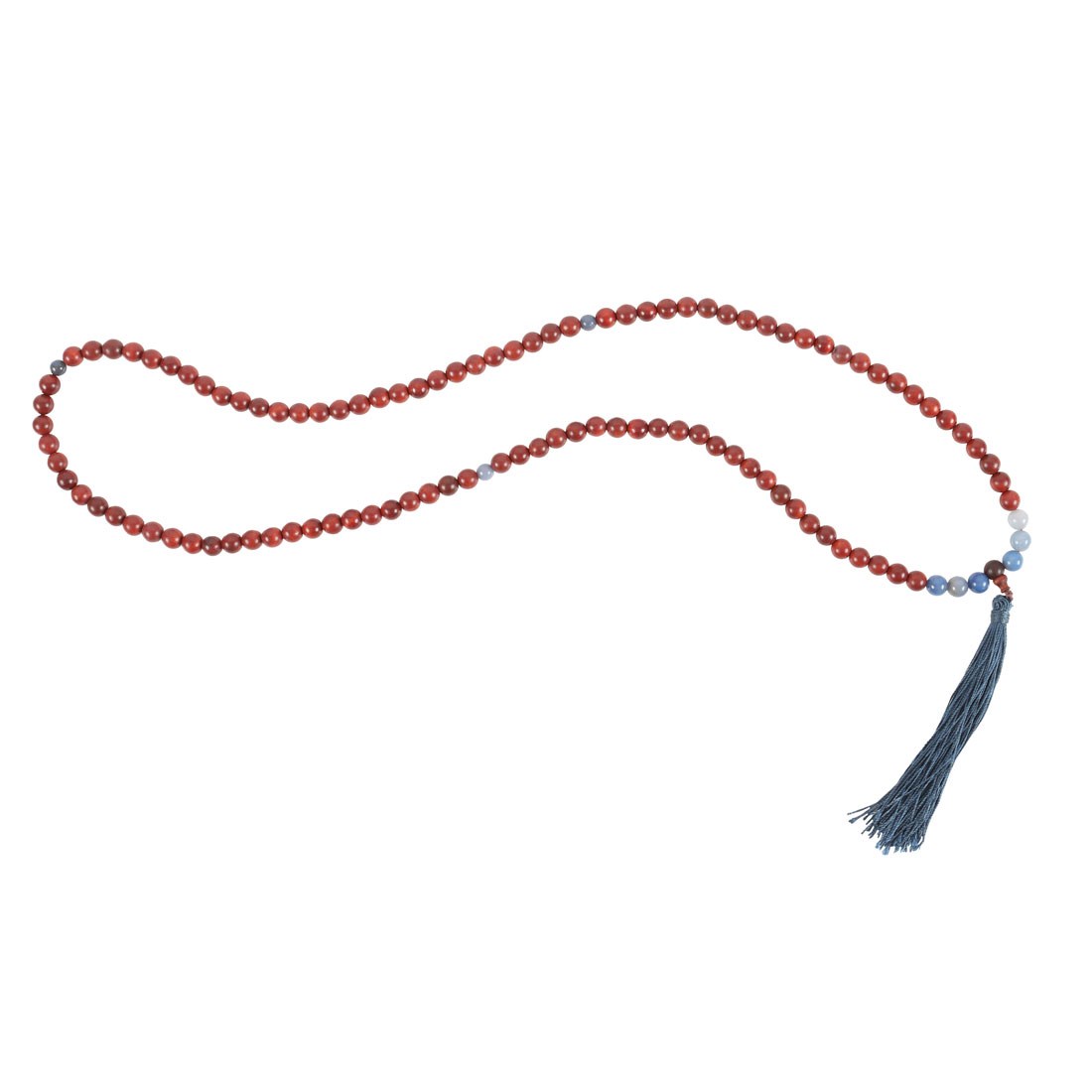 Communication Rosewood & Sodalite Mallah Necklace3