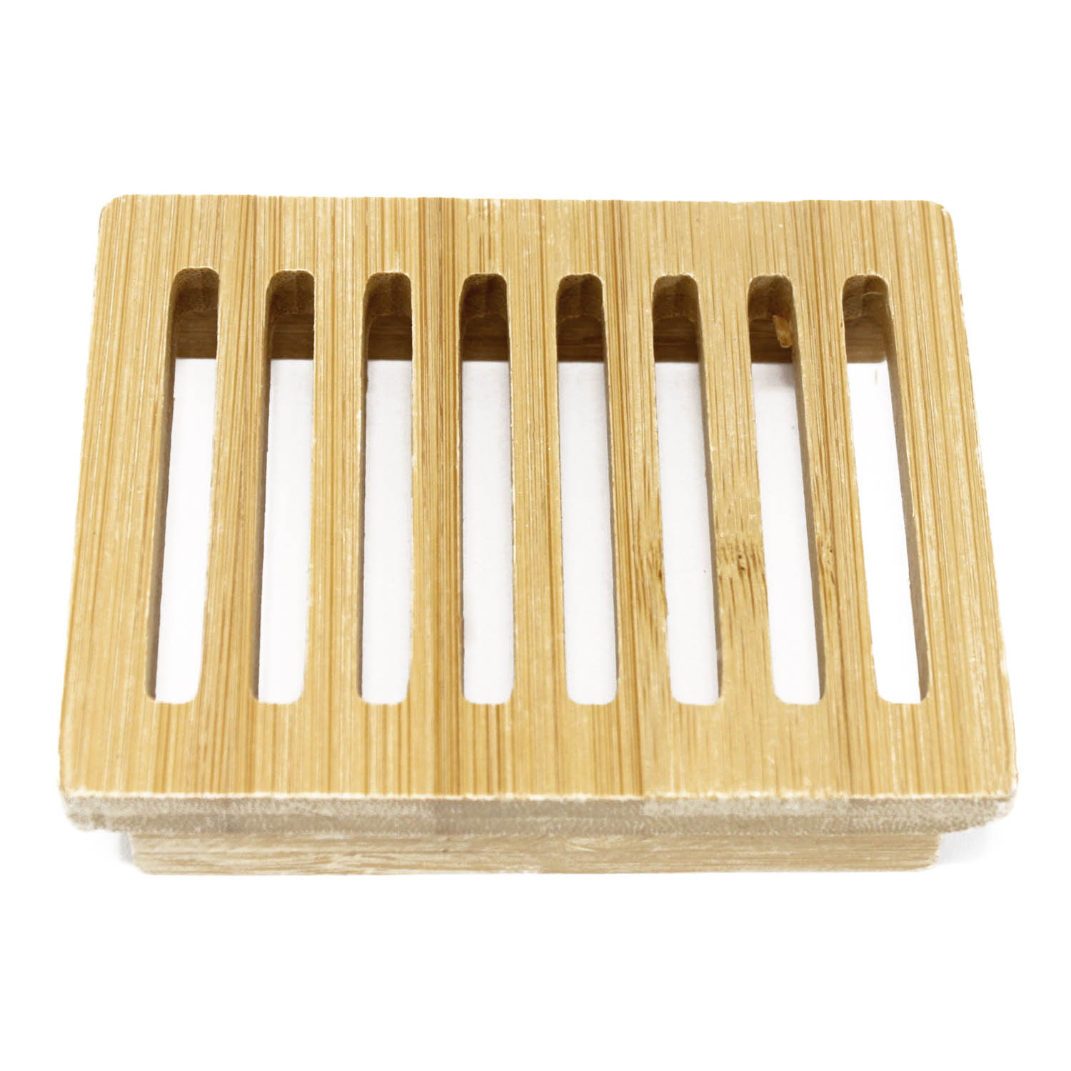 Hemu Wood Soap Dish - Box / Rectangular Design1