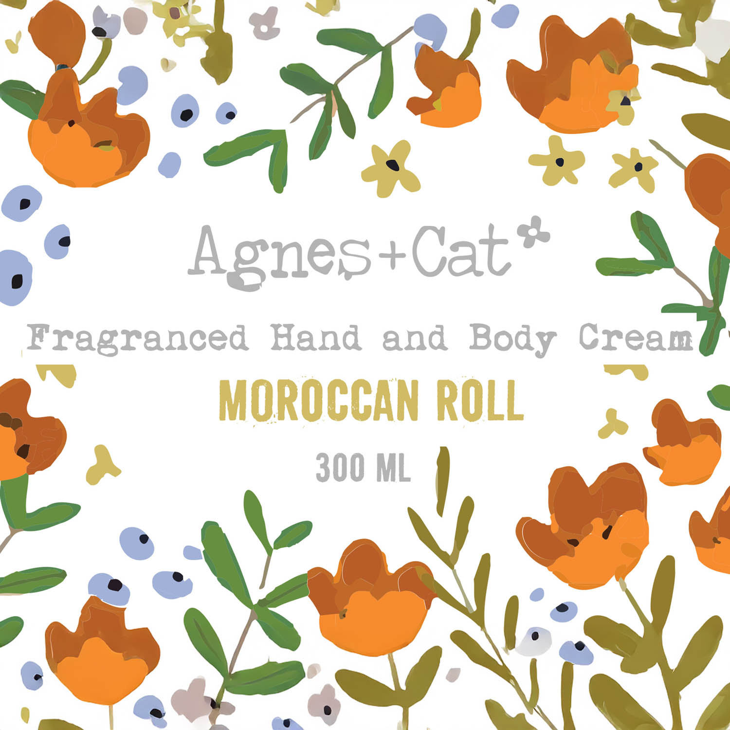 Agnes & Cat Hand & Body Cream - Moroccan Roll (300ml)3