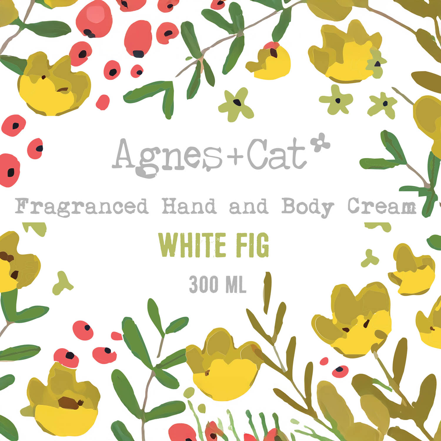 Agnes & Cat Hand & Body Cream - White Fig (300ml)4