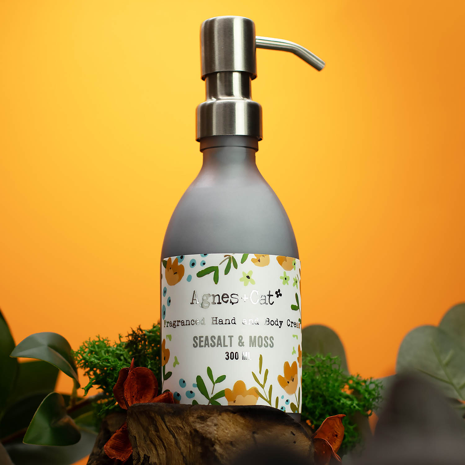 Agnes & Cat Hand & Body Cream - Sea Salt & Moss (300ml)