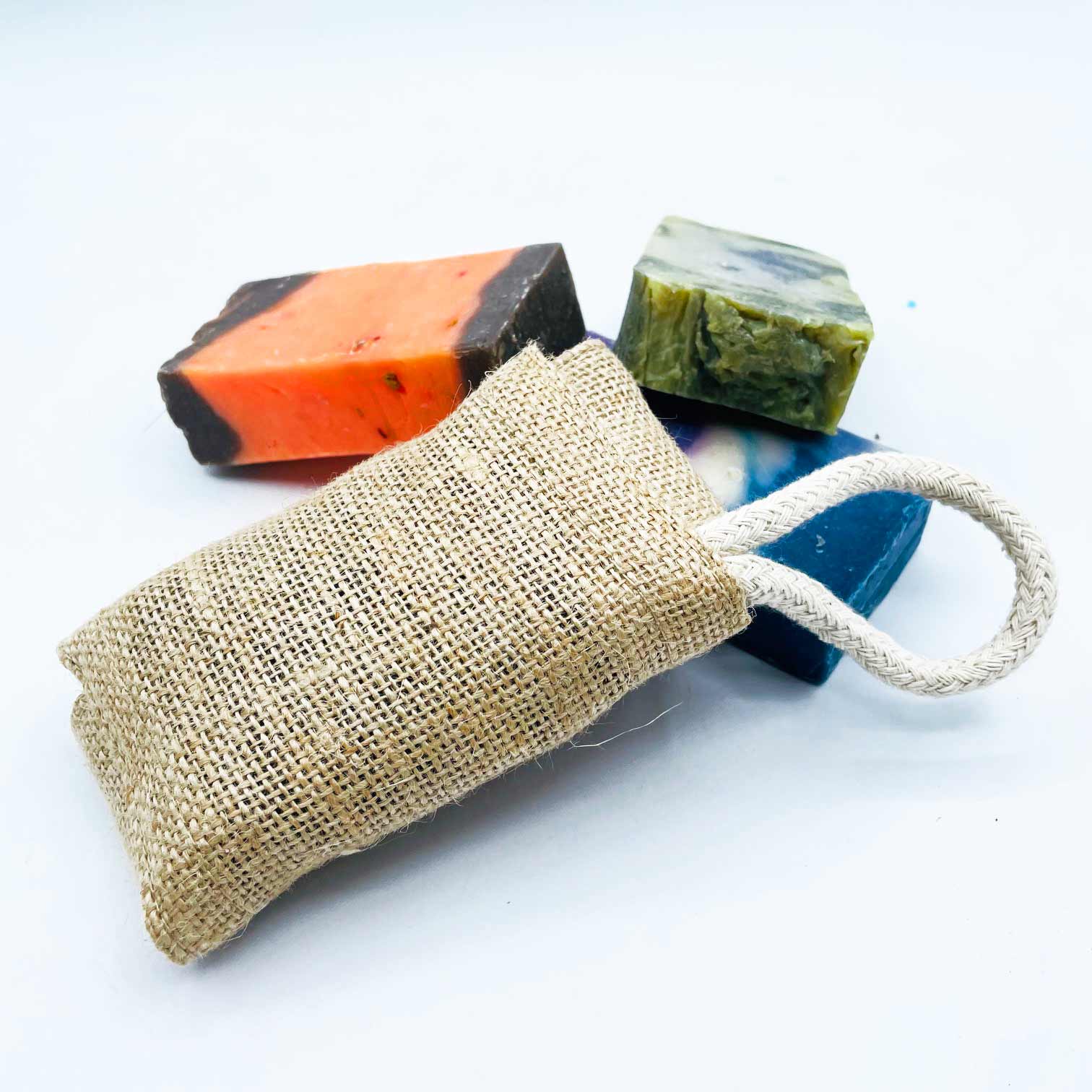 Natural Jute Scrub Soap Pouch2