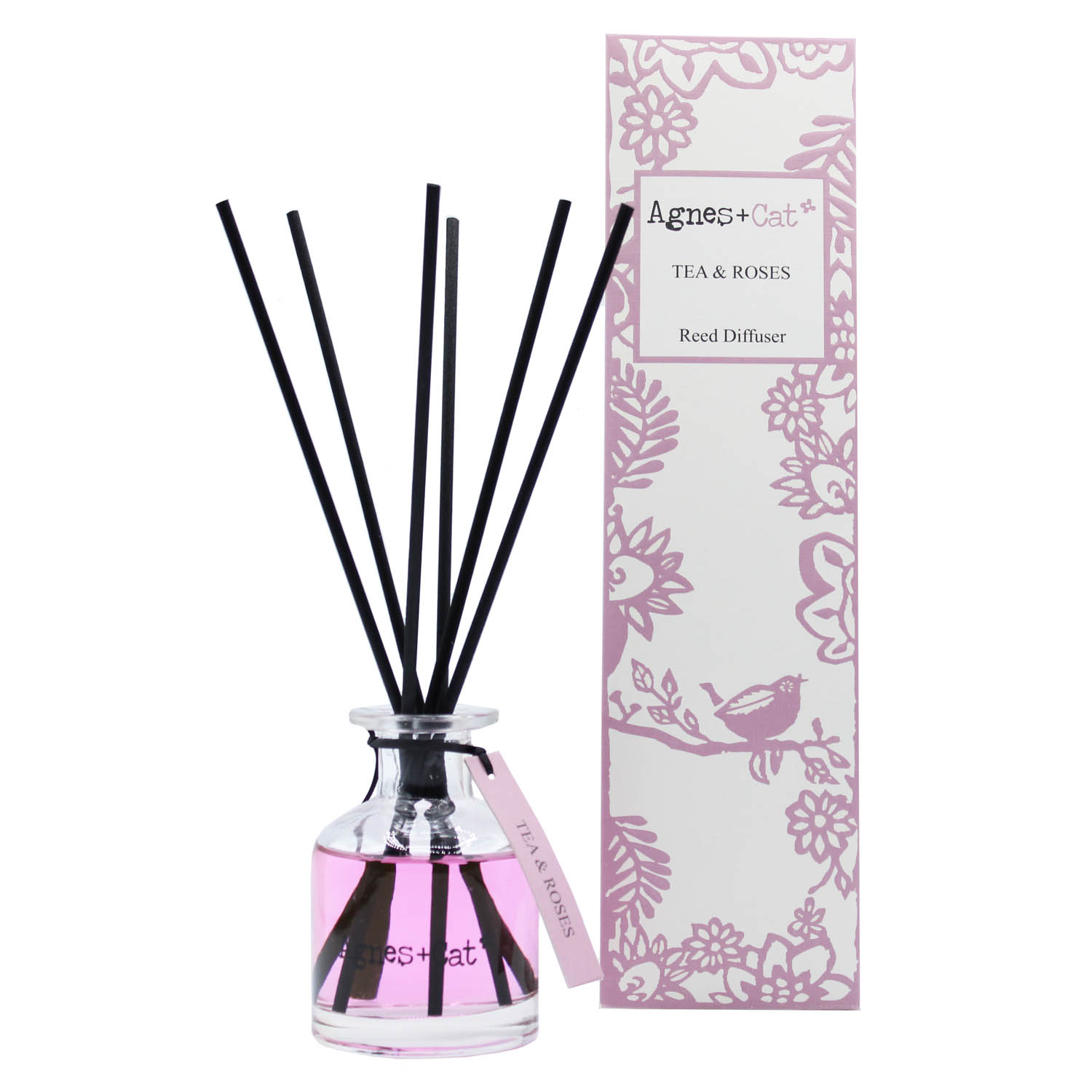 Agnes & Cat Reed Diffuser - Tea & Roses (140ml)