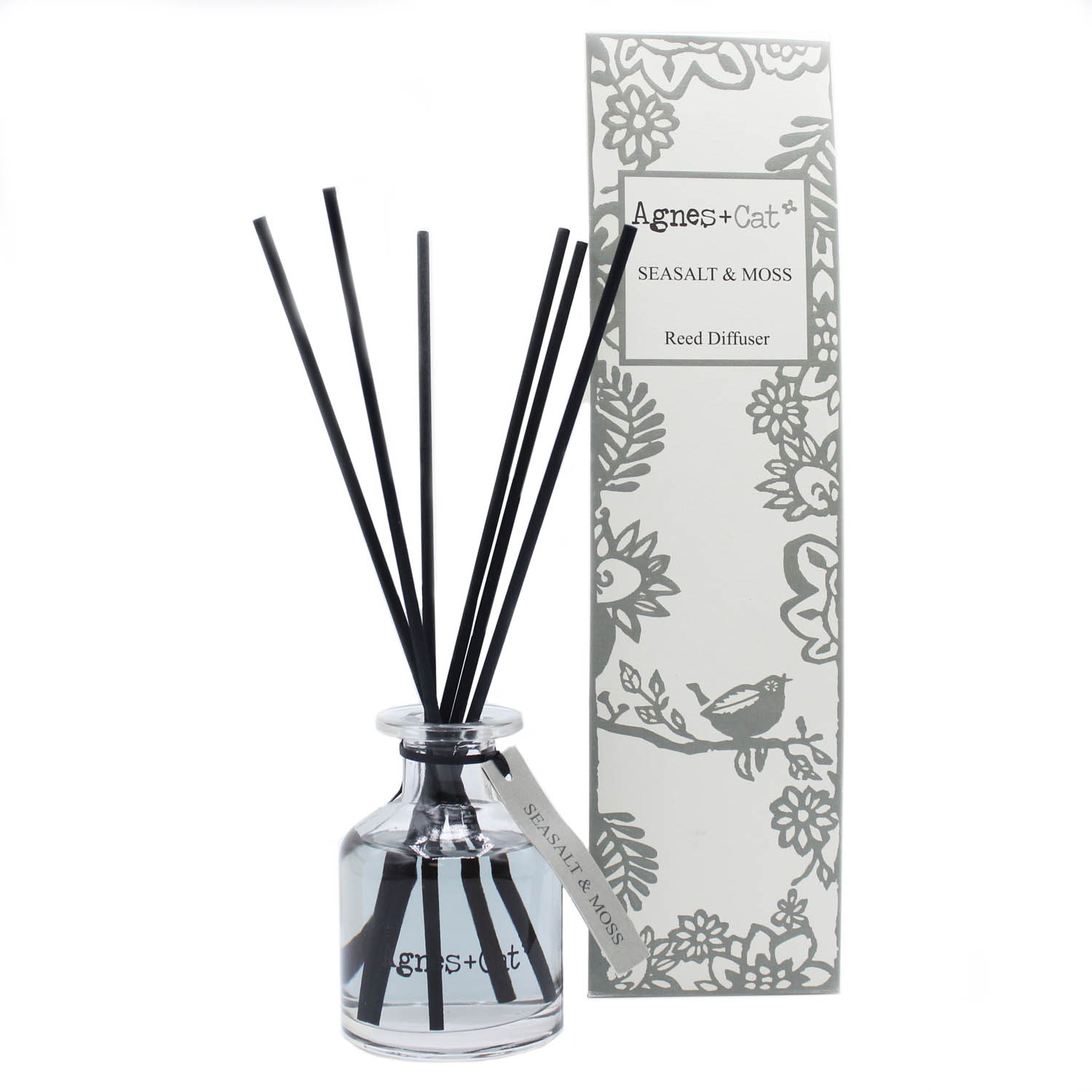 Agnes & Cat Reed Diffuser - Seasalt & Moss (140ml)