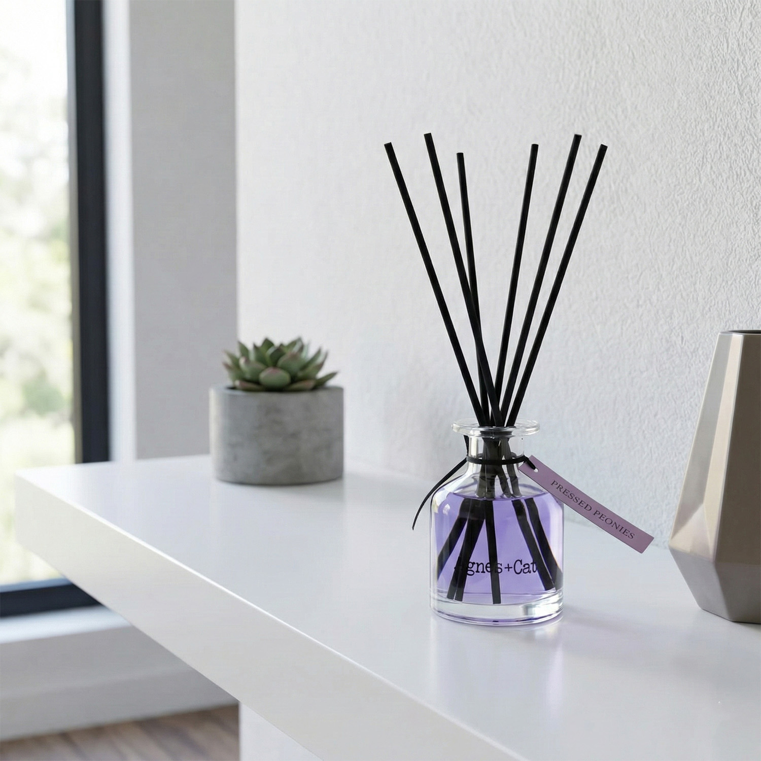 Agnes & Cat Reed Diffuser - Pressed Peonies (140ml)1