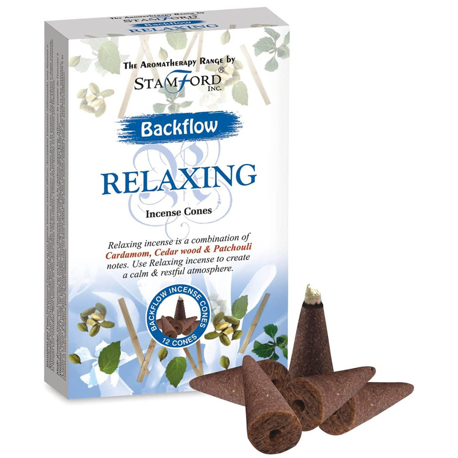 Stamford Aromatherapy Backflow Cones - Relaxing
