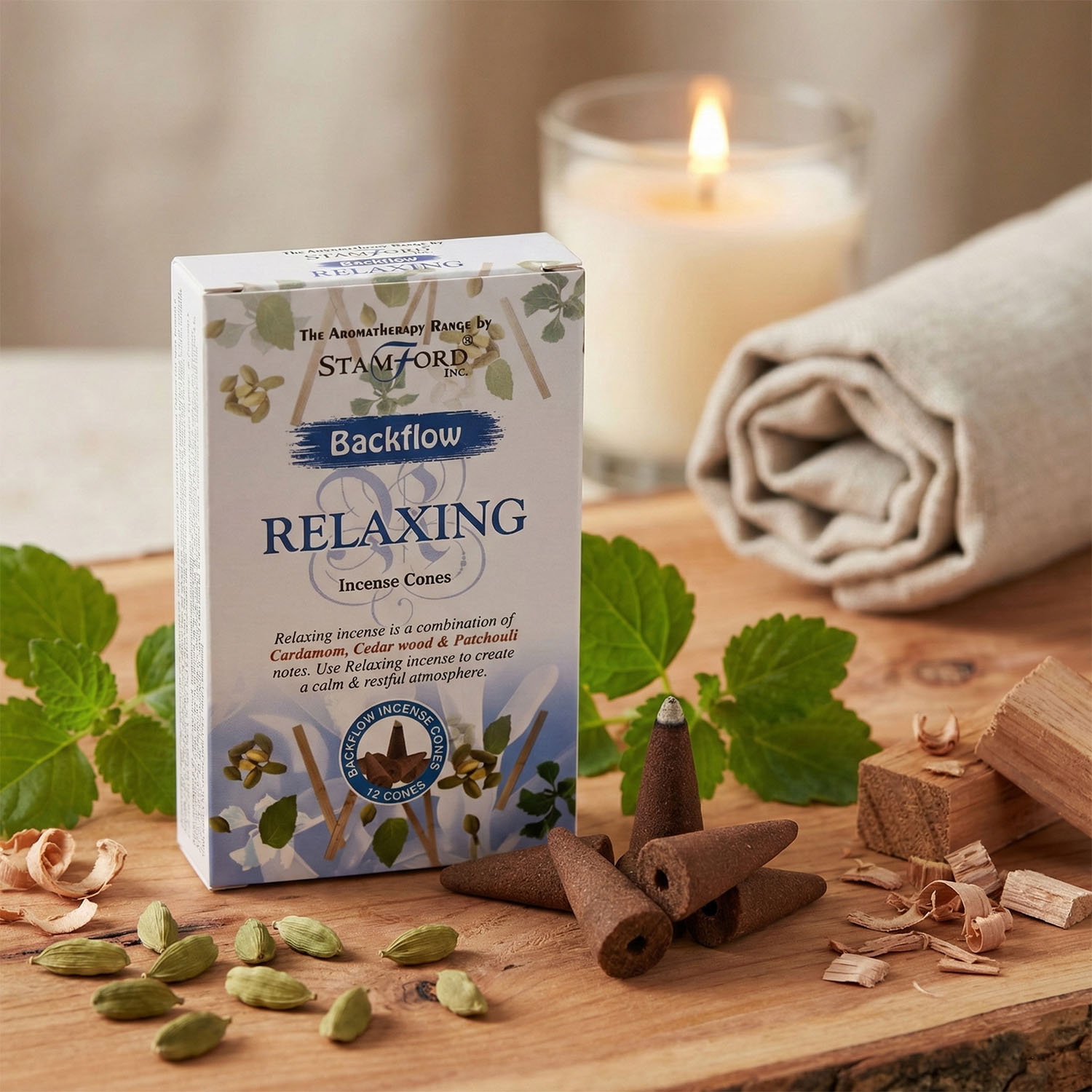 Stamford Aromatherapy Backflow Cones - Relaxing1