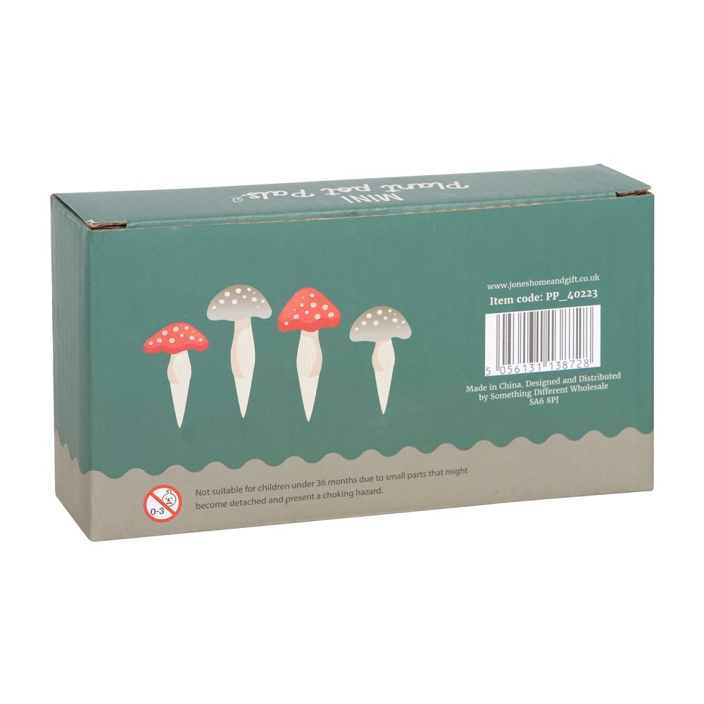 Mini Plant Pot Pals – Decorative Mushroom Set3
