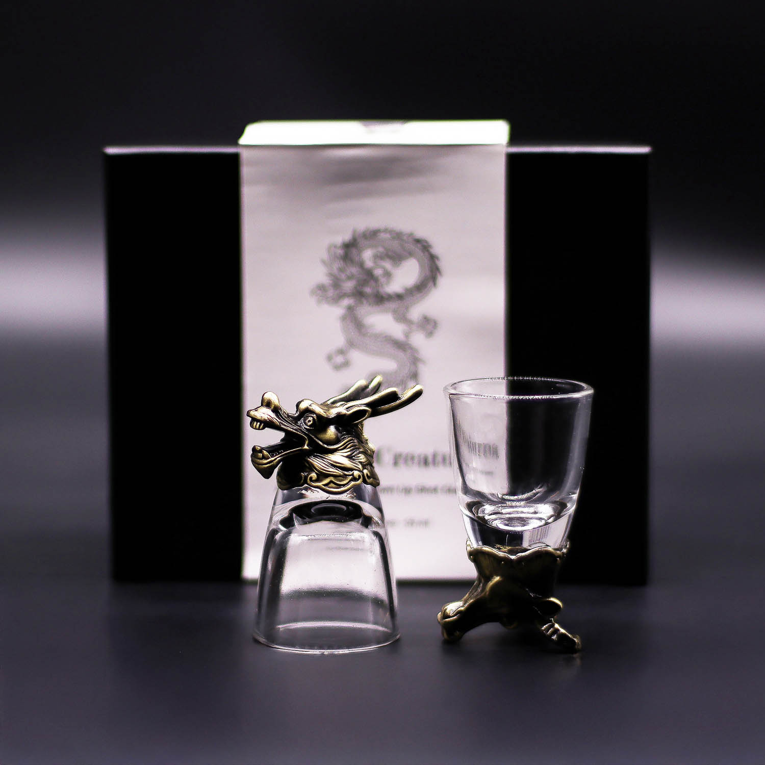 Mystical Creatures Antique Bronze Shot Glass Set (6 Pack) - 50ml4