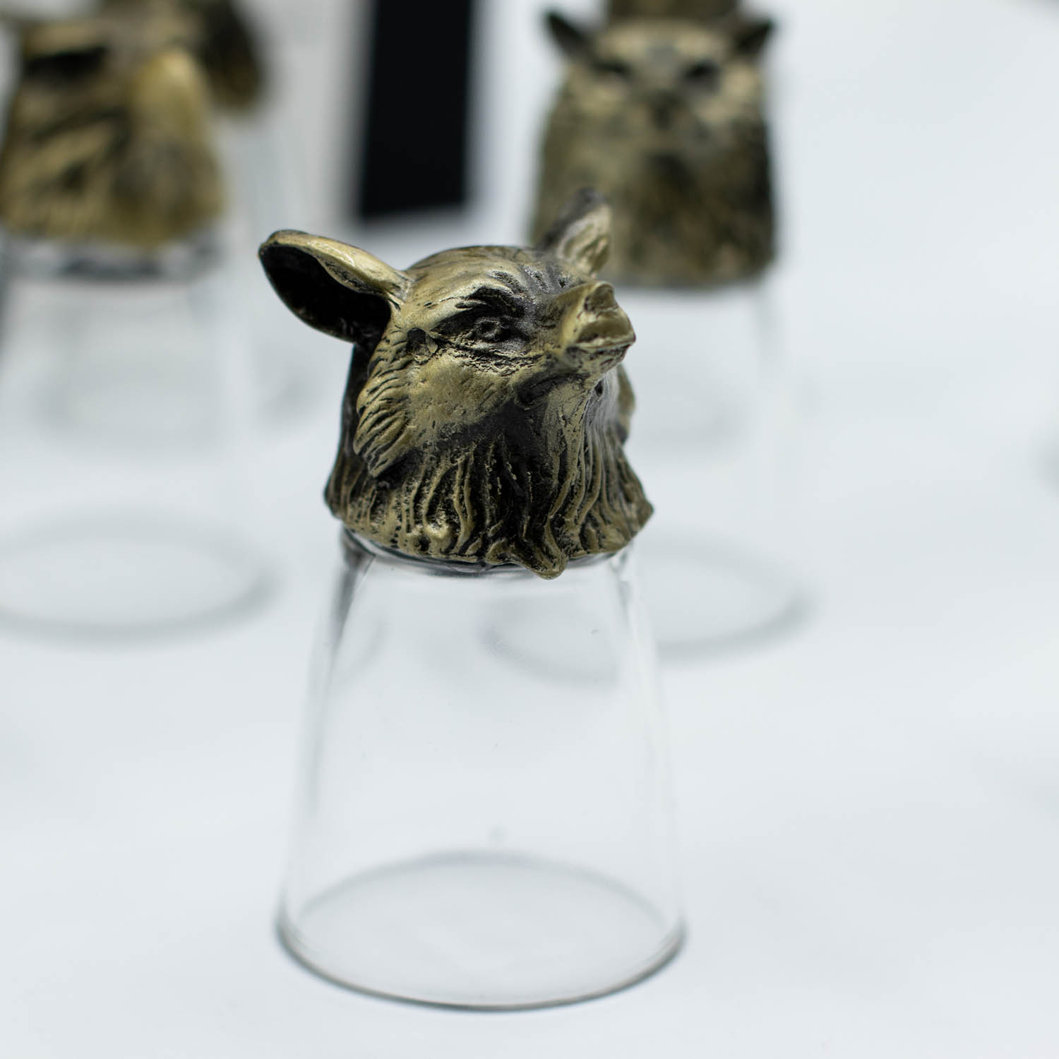 Forest & Mystical Creatures Antique Bronze Shot Glass Set (12 Pack) - 25ml12