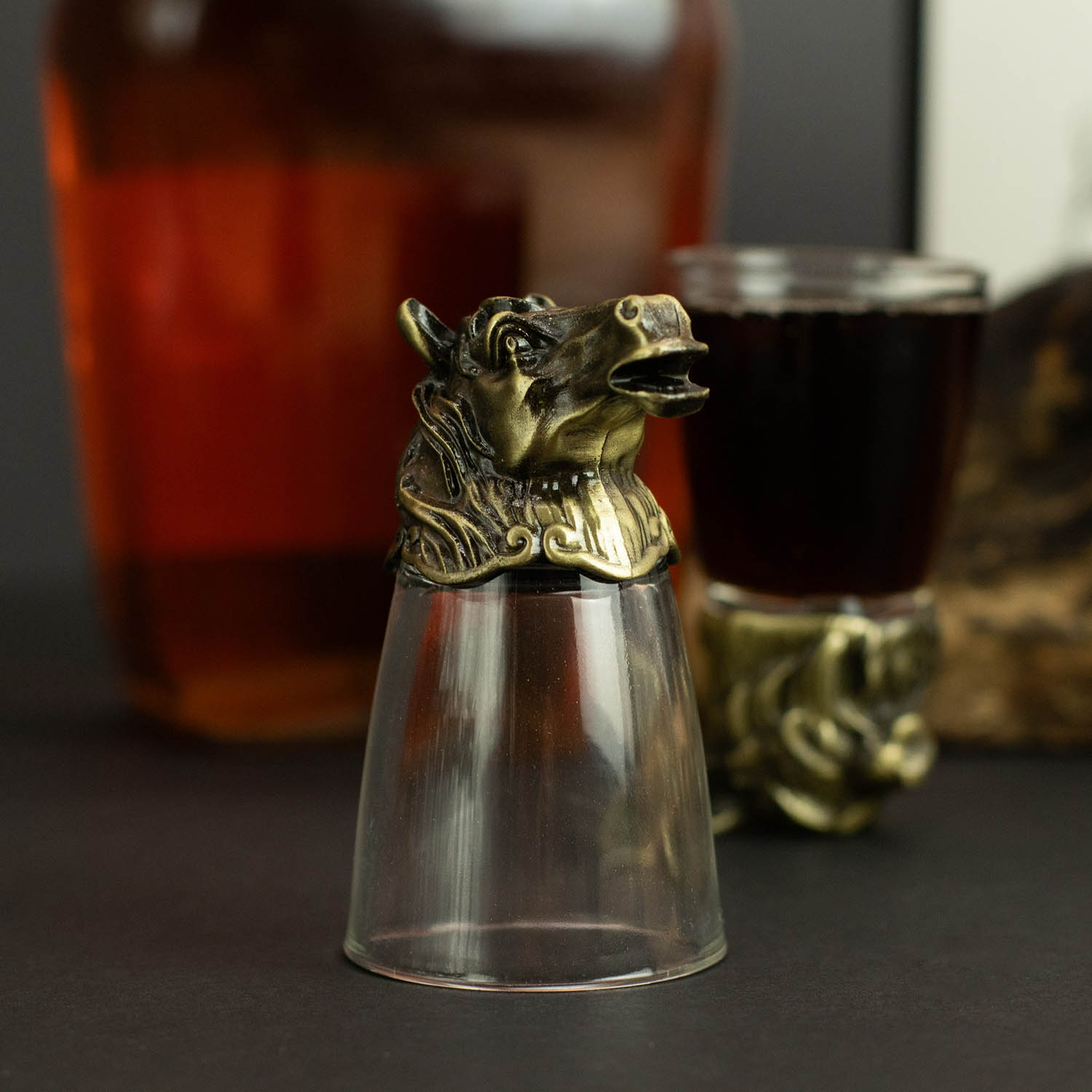 Forest & Mystical Creatures Antique Bronze Shot Glass Set (12 Pack) - 25ml14