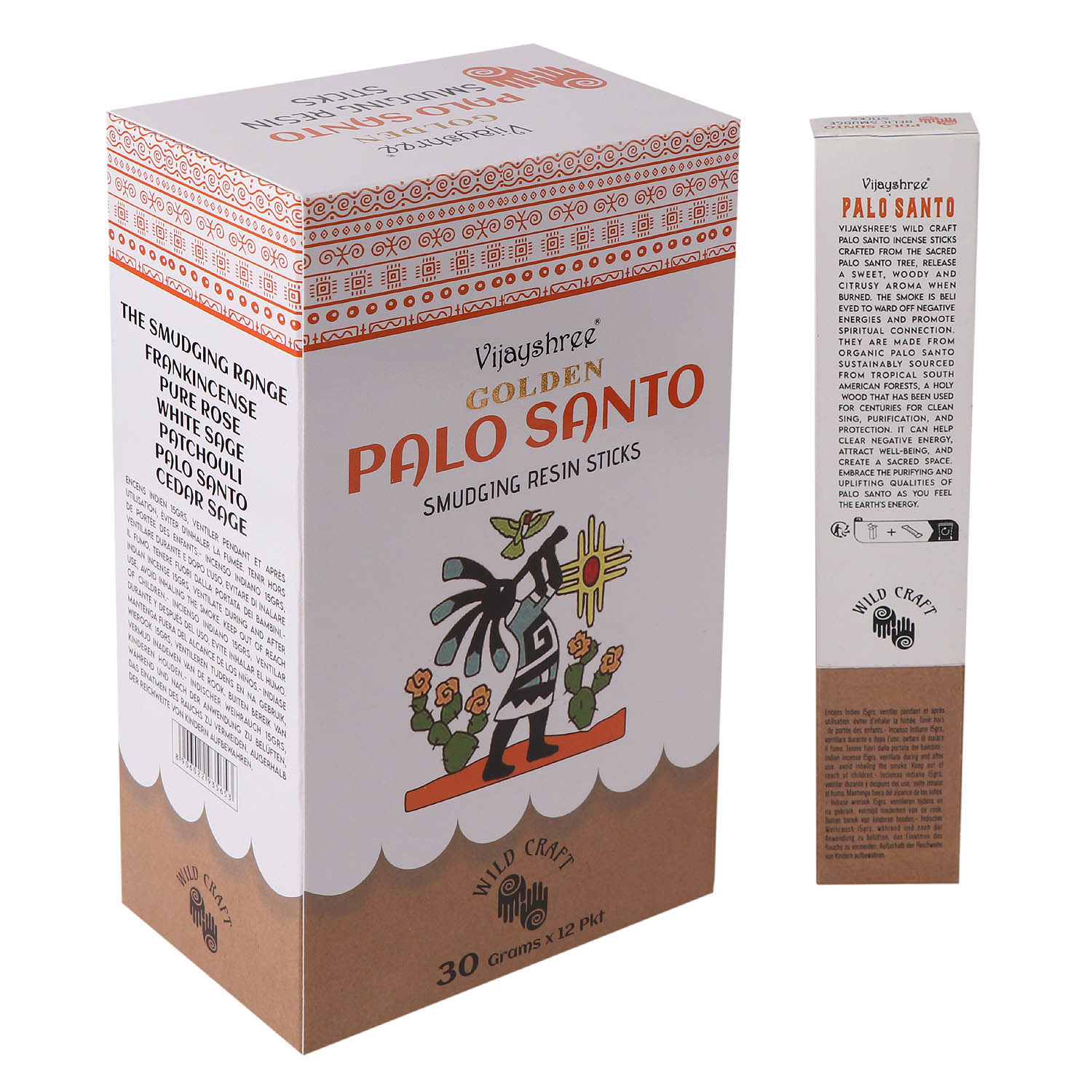 Vijayshree Golden Palo Santo Smudging Resin Sticks - 30g1